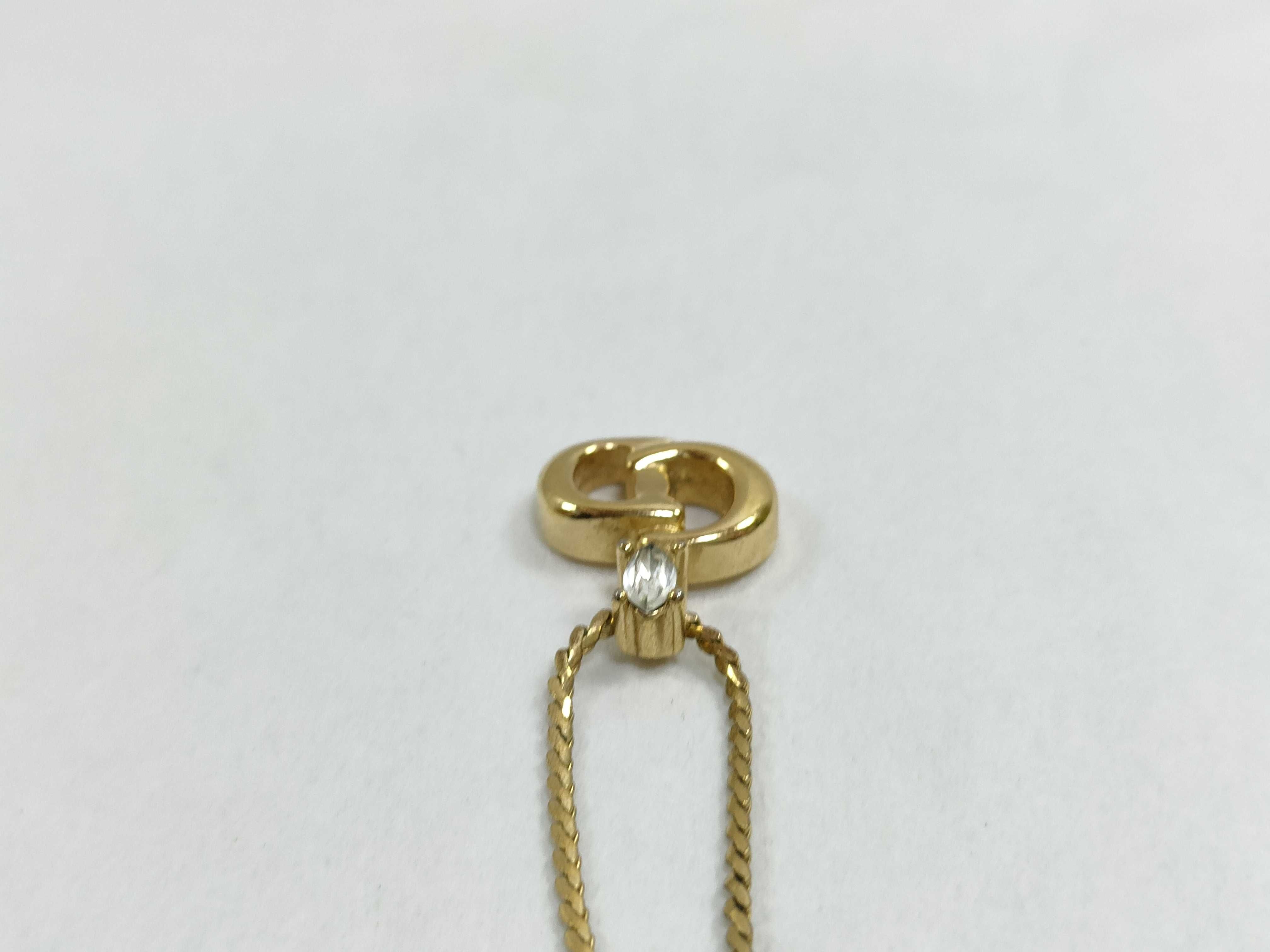 Gold CD Necklace — view 4