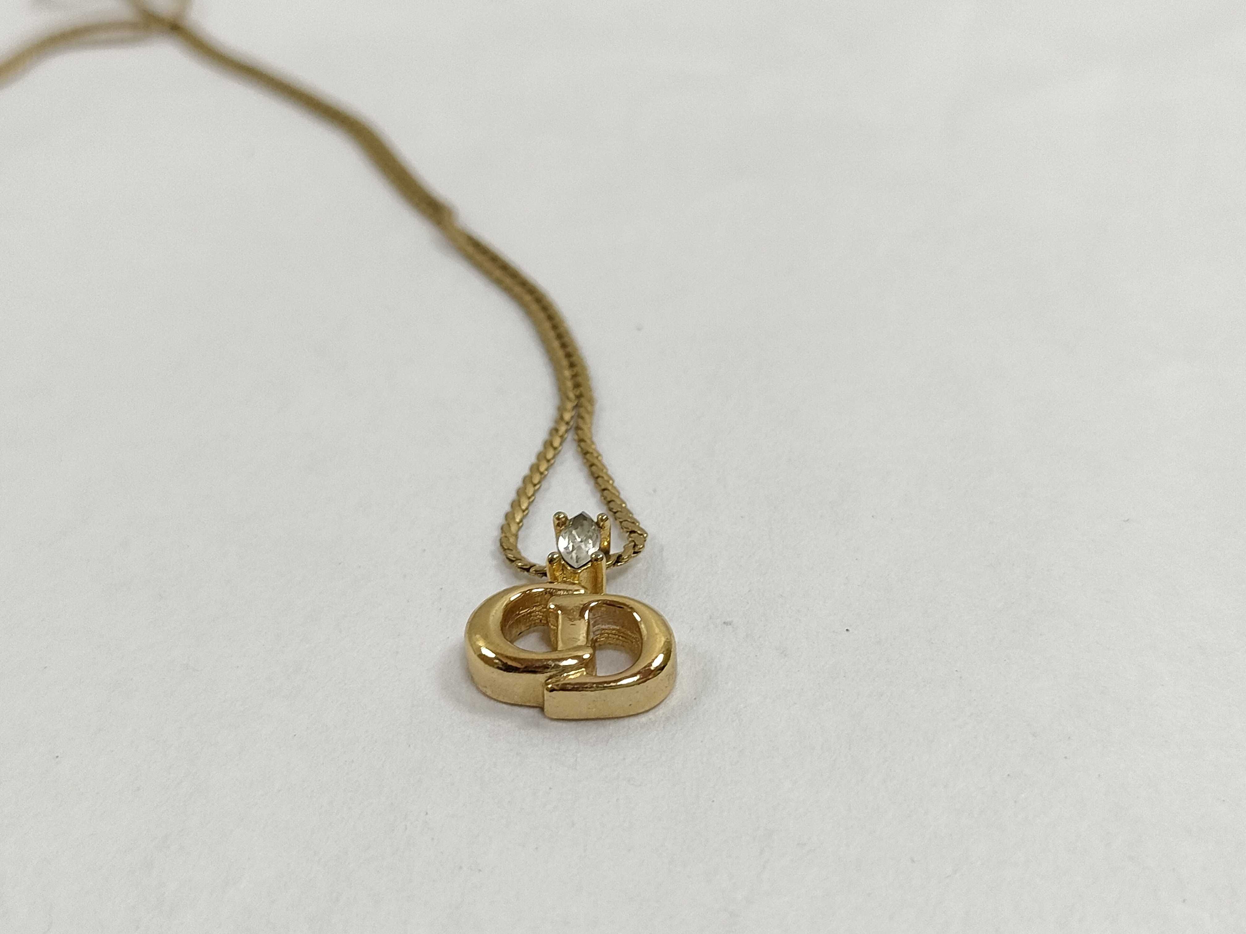 Gold CD Necklace — view 5