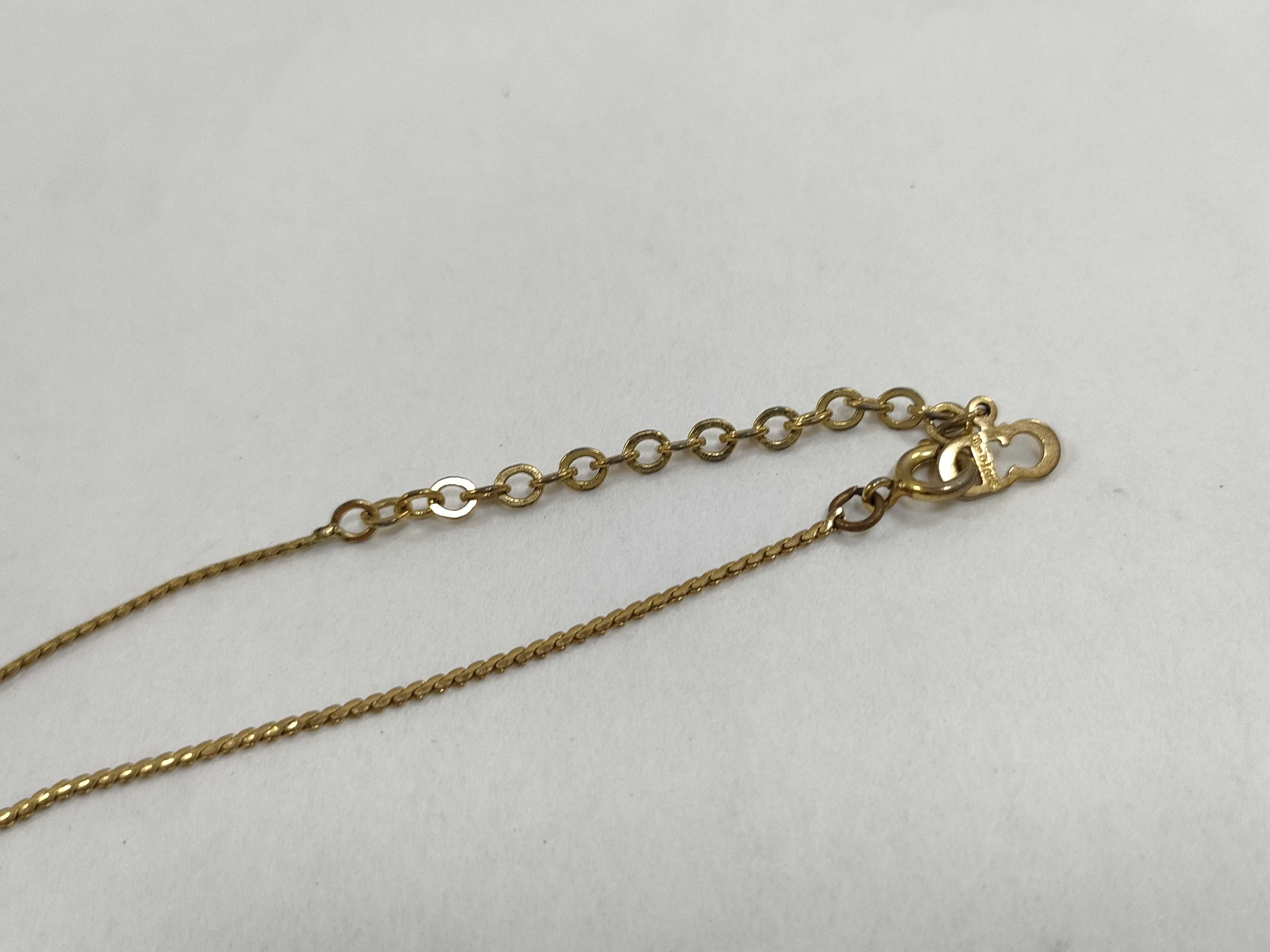 Gold CD Necklace — view 8