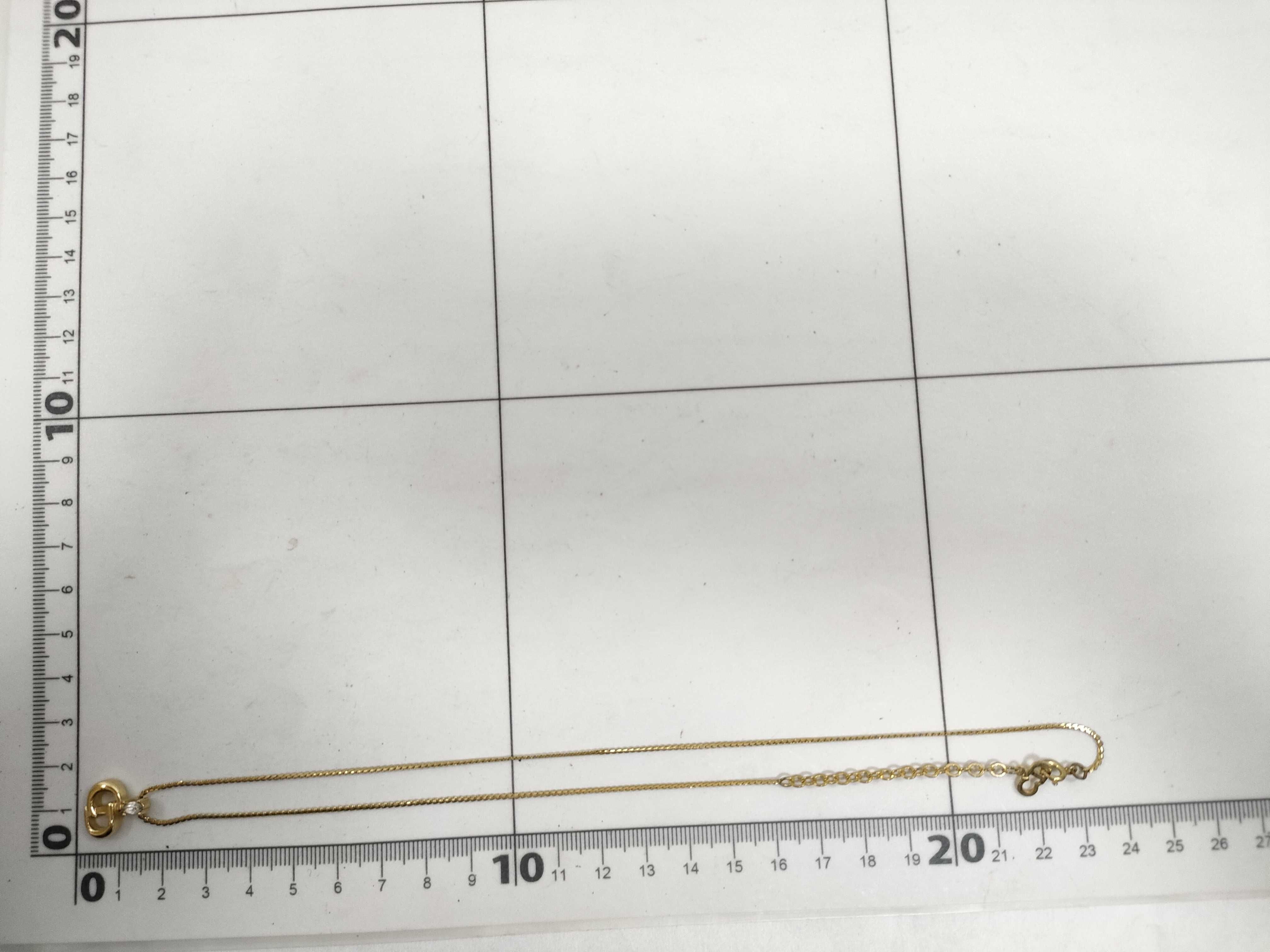 Gold CD Necklace — view 10