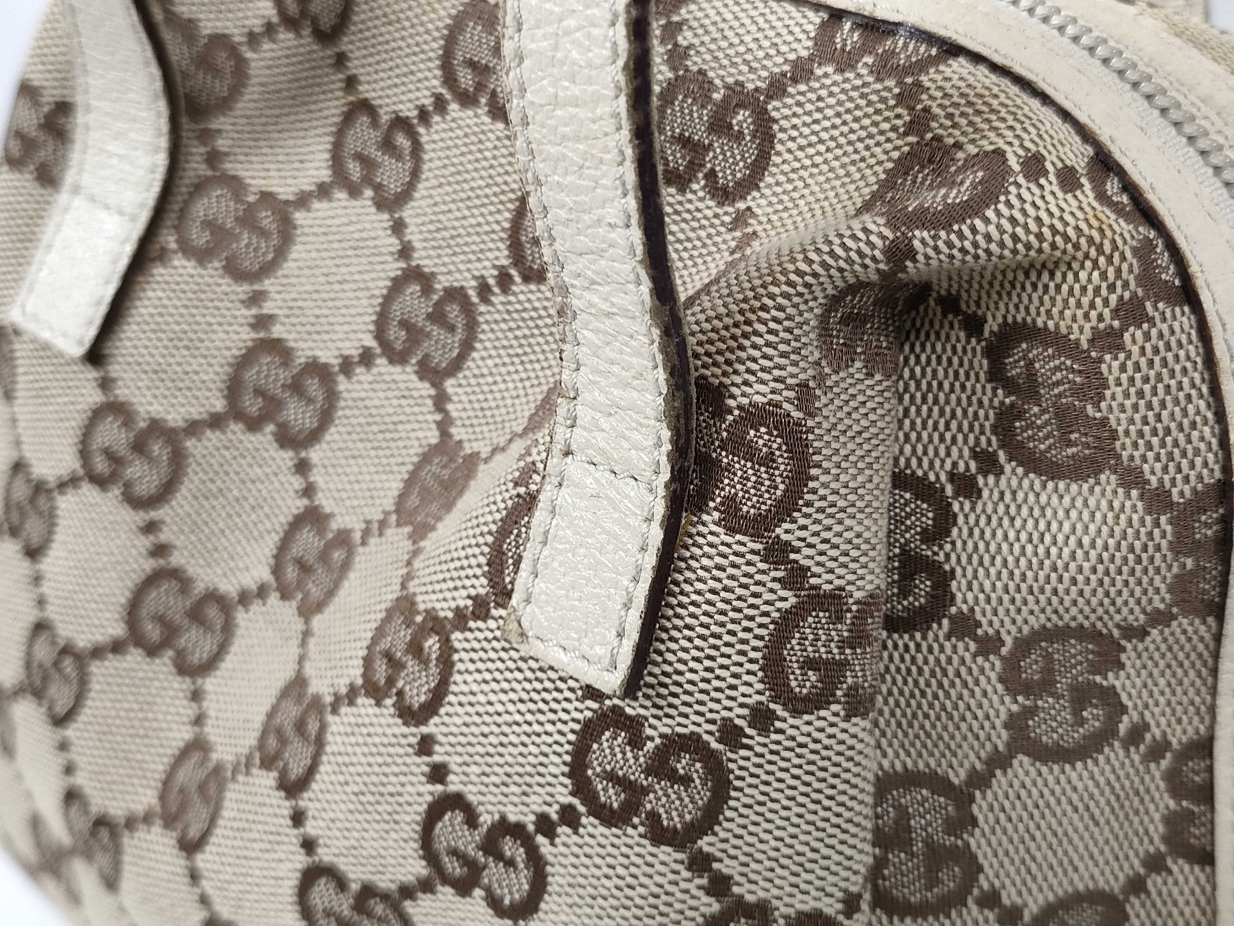 handbag, GG canvas, white handbag — view 4