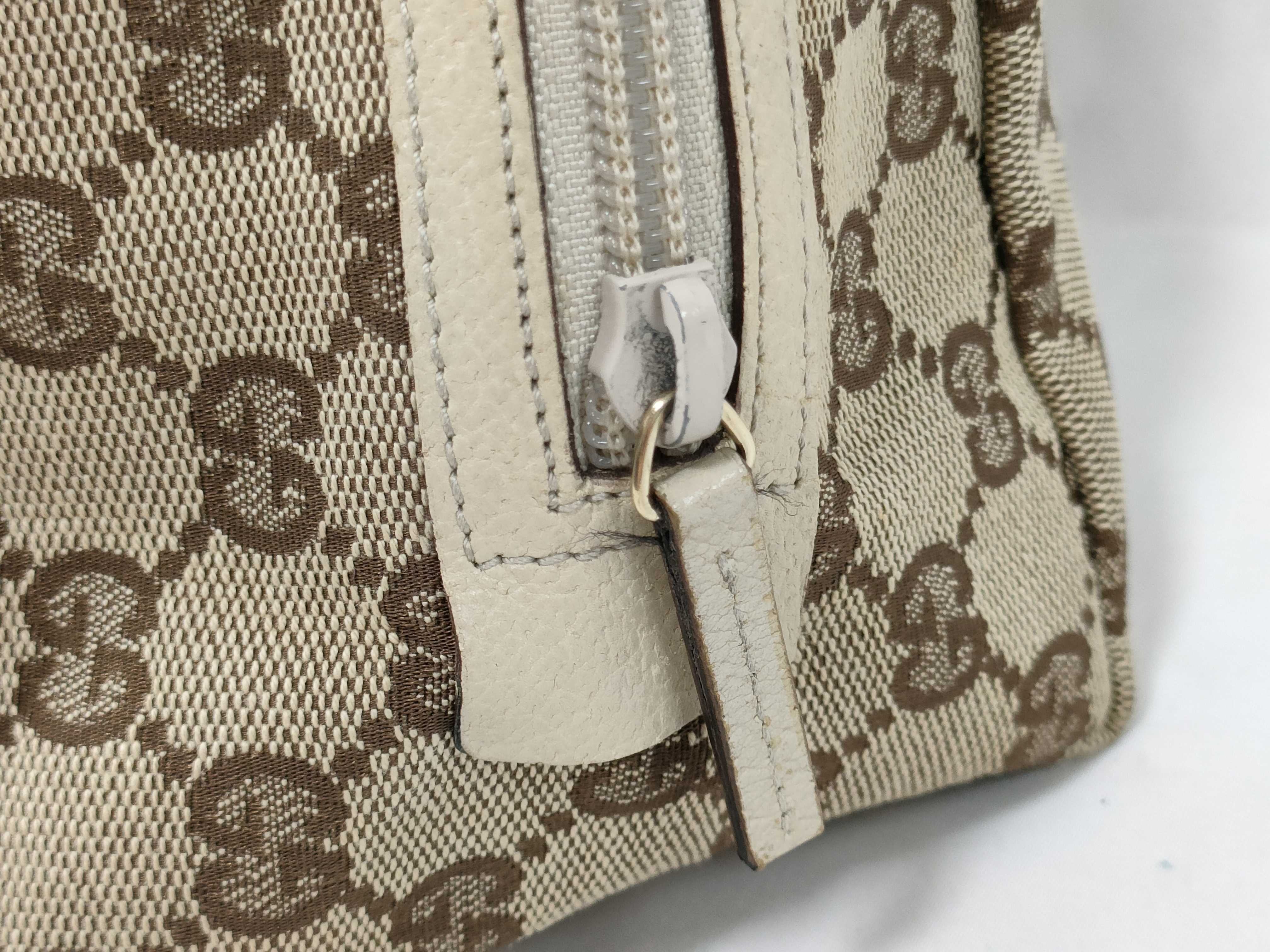 handbag, GG canvas, white handbag — view 5