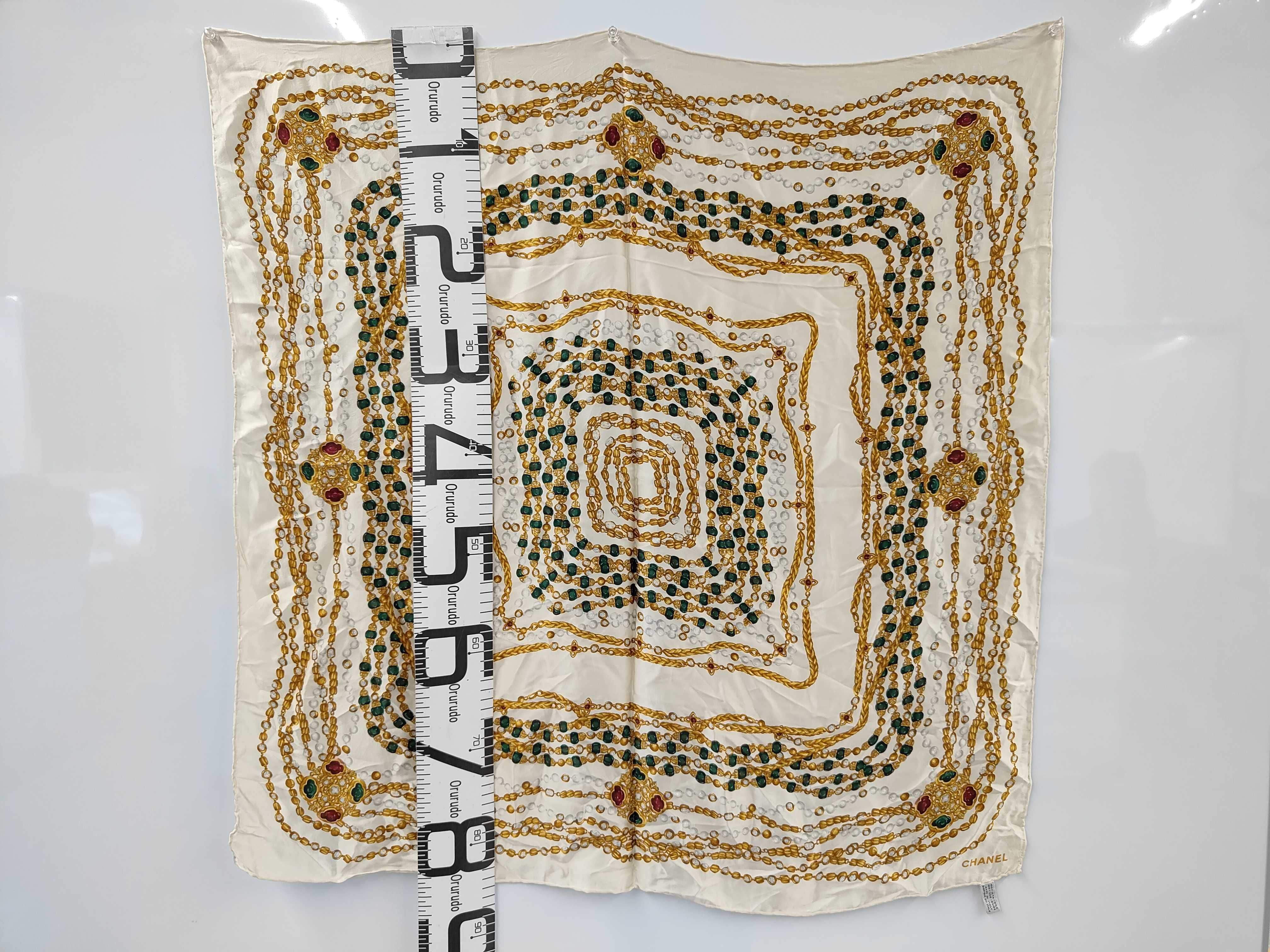 scarf with jewel motif and other accessories — view 2