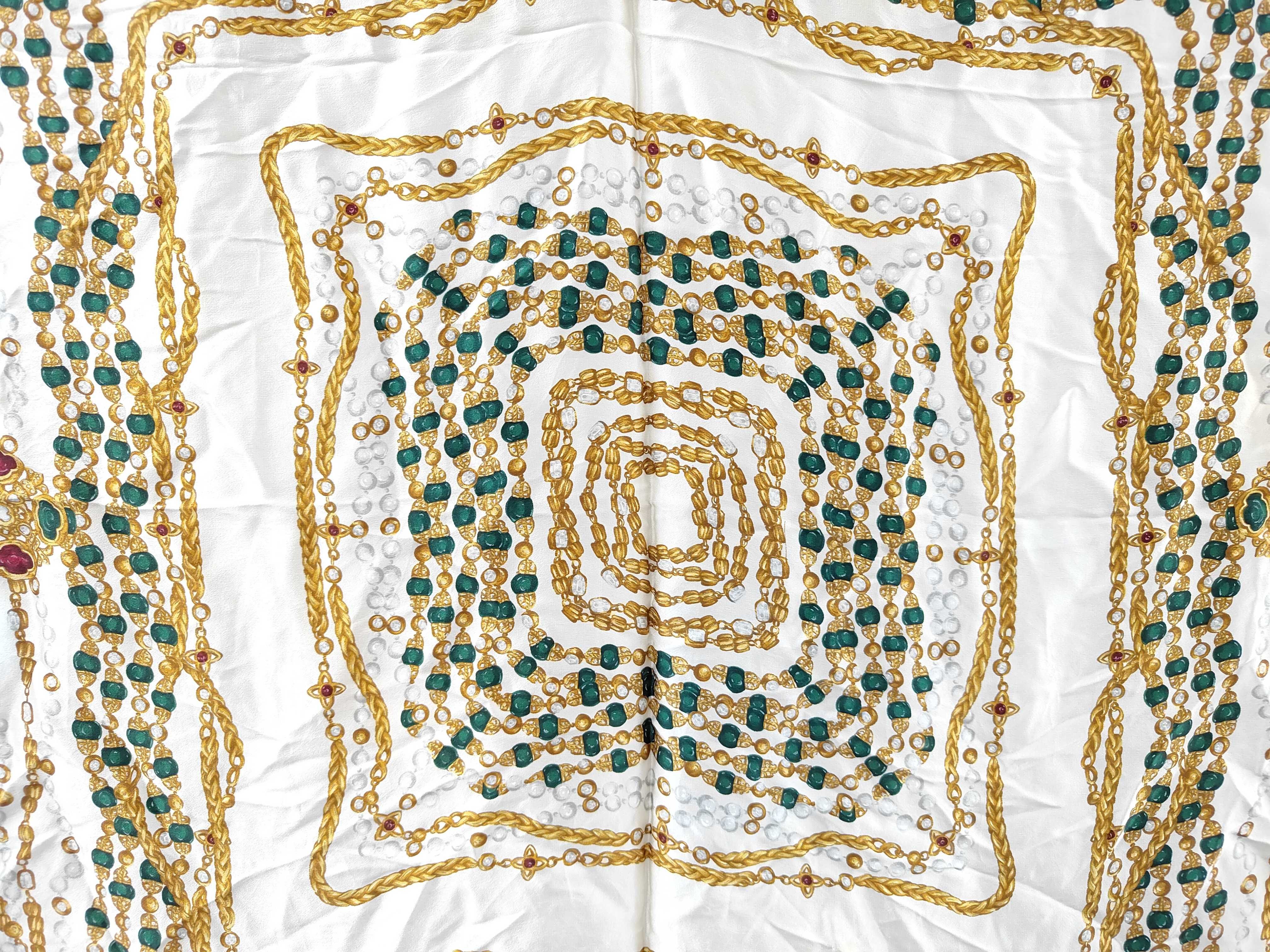 scarf with jewel motif and other accessories — view 5