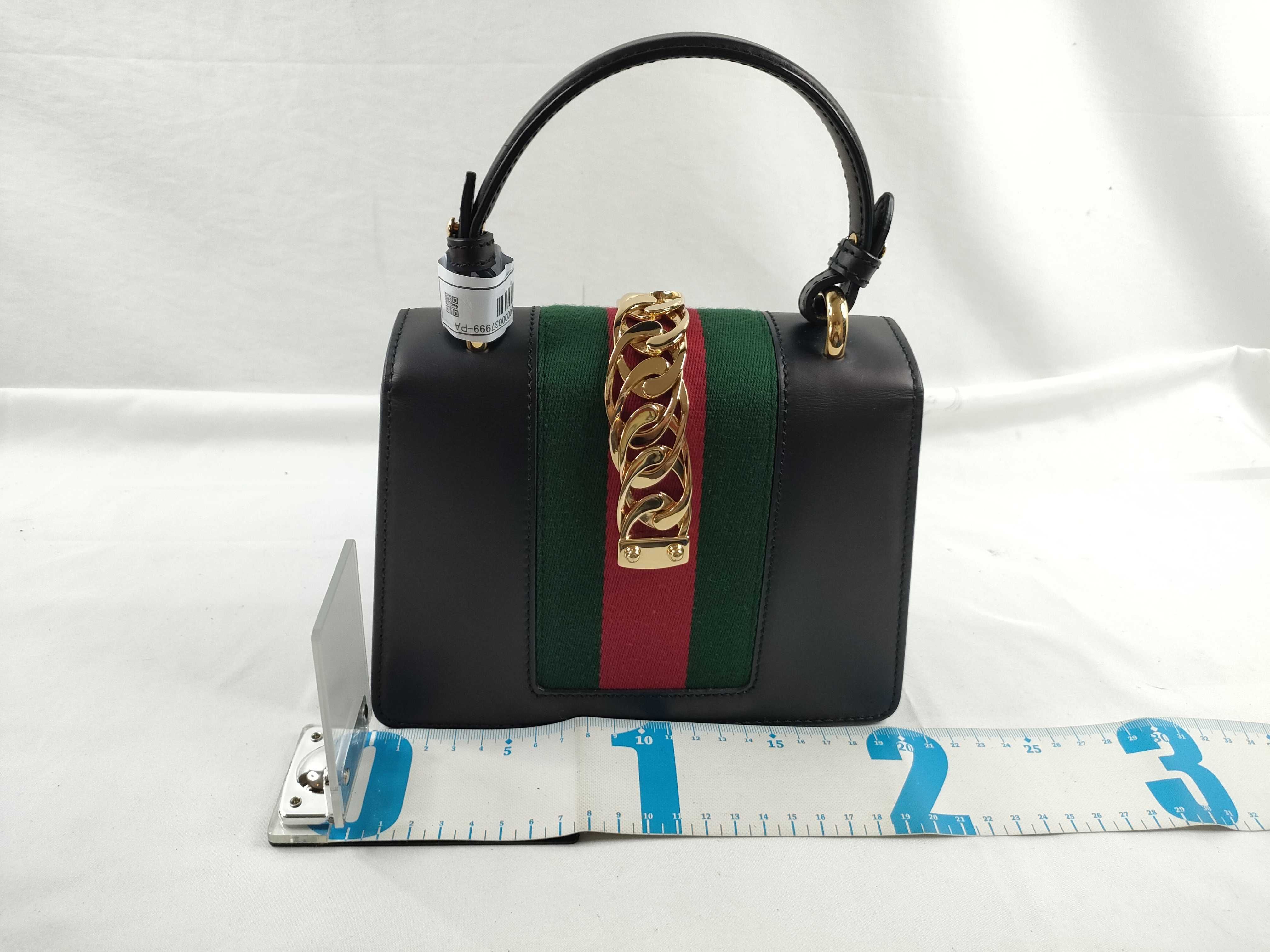 ID- Sylvie Leather 2-Way Handbag Black 470270 Handbag — view 2