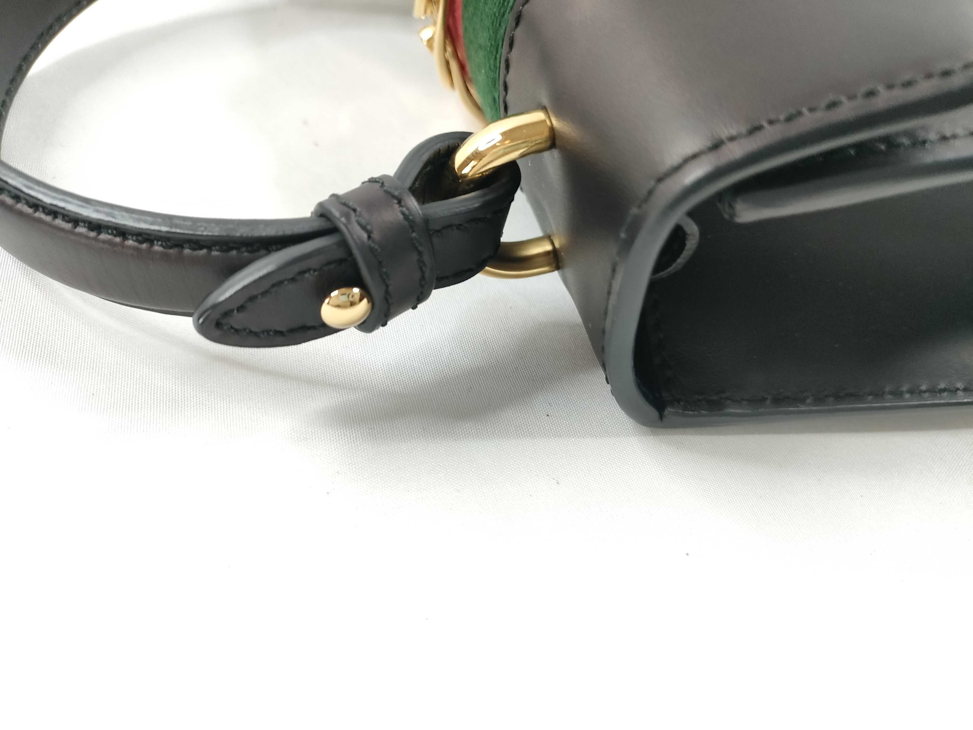 ID- Sylvie Leather 2-Way Handbag Black 470270 Handbag — view 8