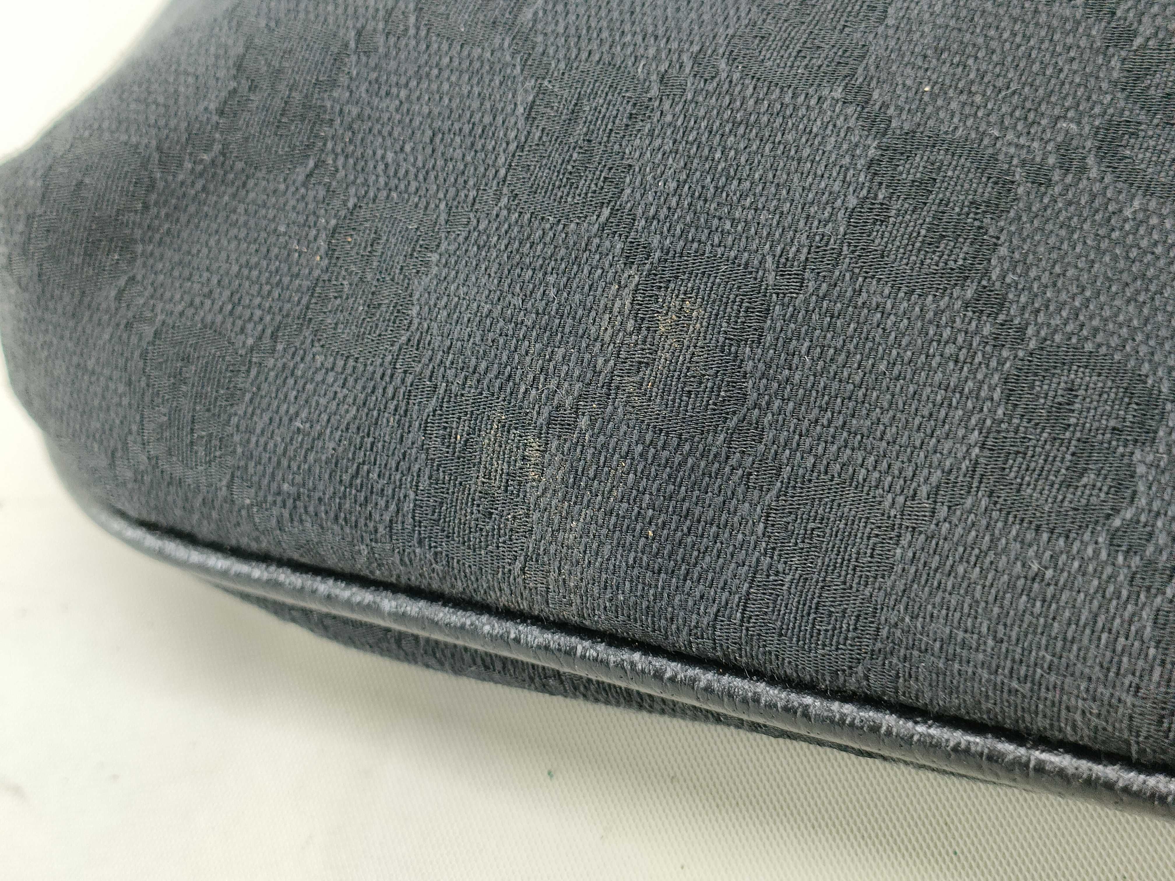 GG Canvas Shoulder Bag (Black & Gold) — view 15