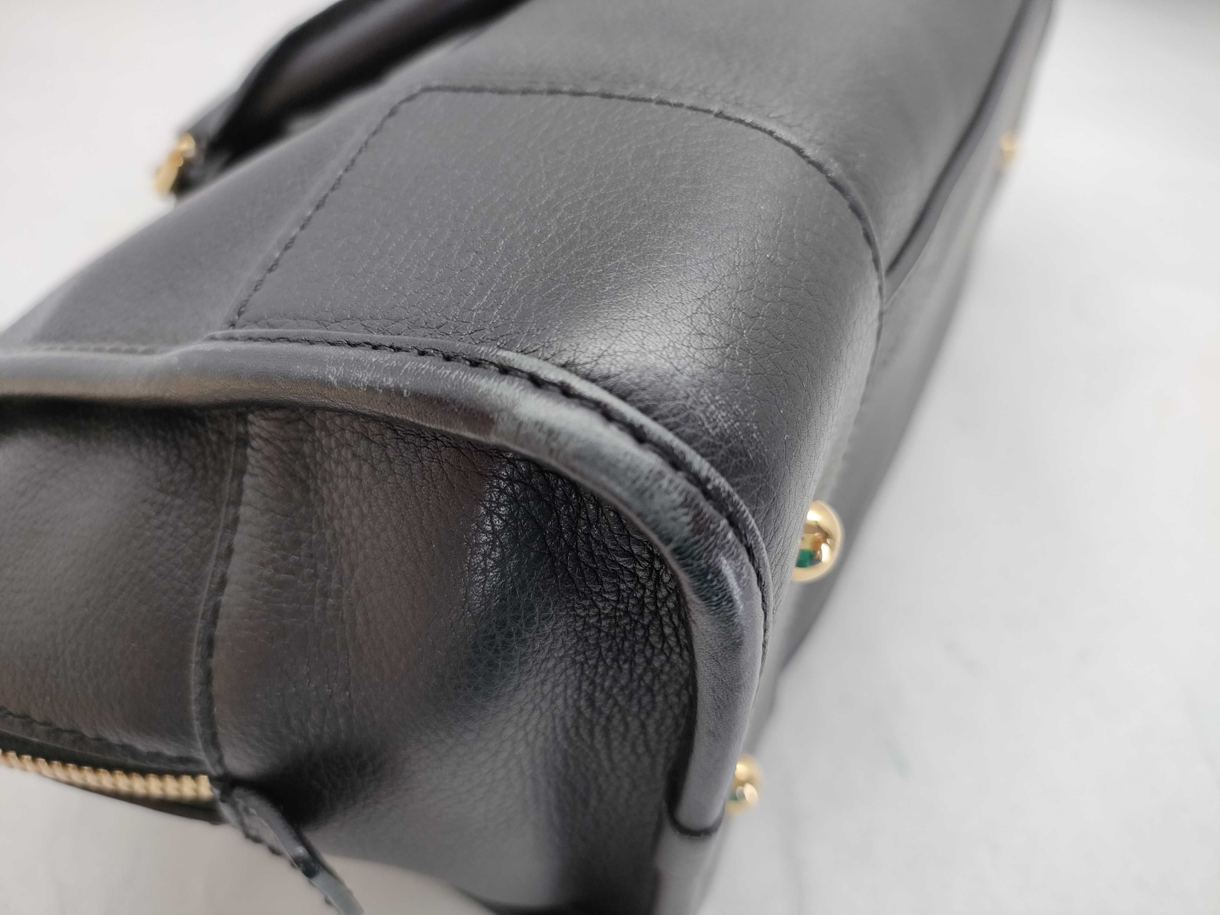 Amazona 28 Leather Handbag, Black — view 8