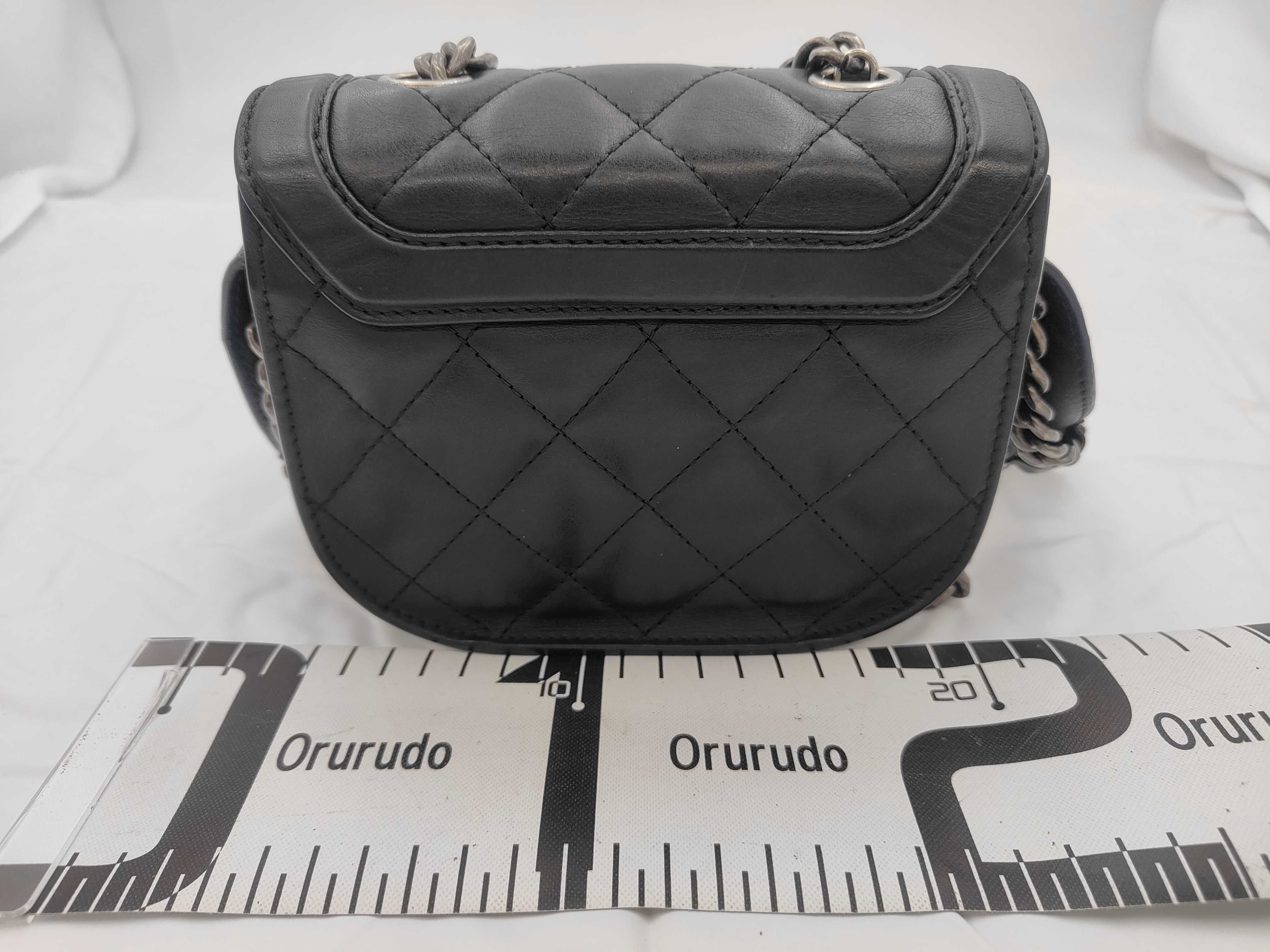 Round 2-way Chain Shoulder Bag, Lambskin, Black, SS Shoulder Bag — view 2