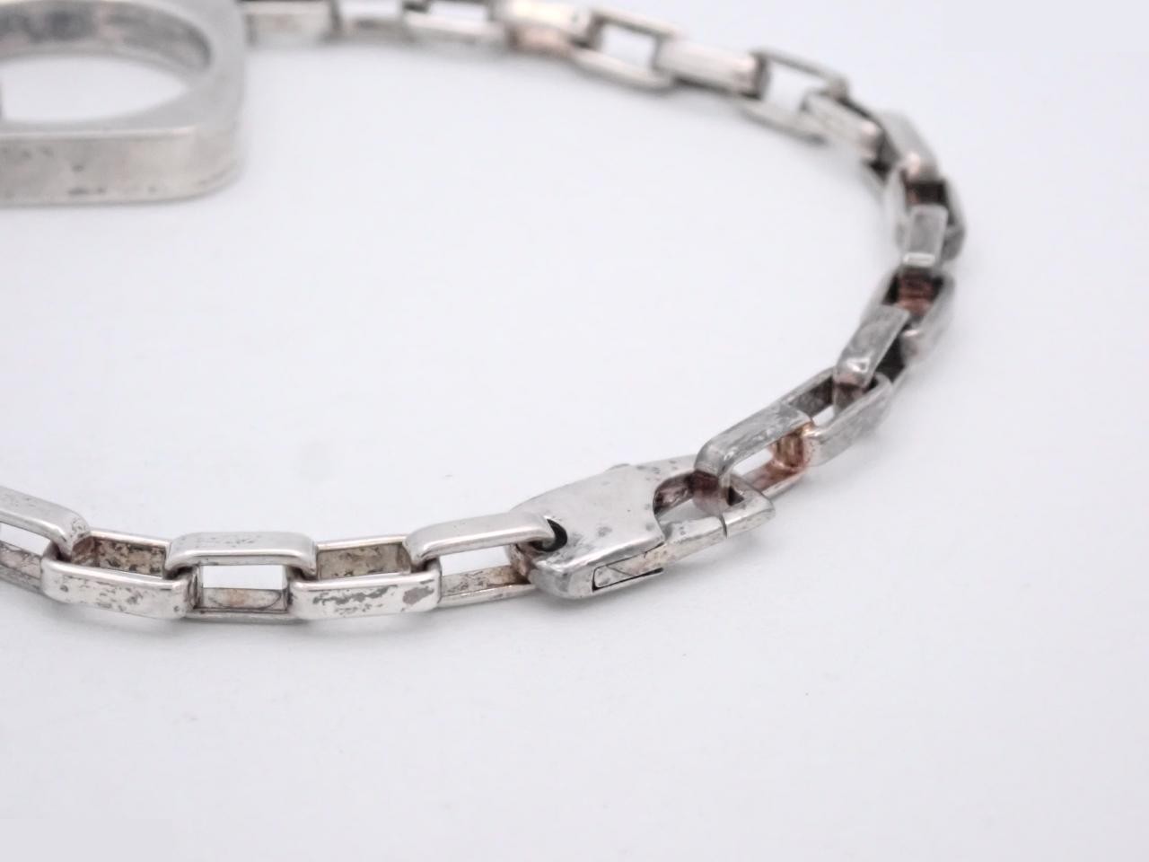 Bracelet: 925 sterling silver / 12.2g / Wrist circumference approximately 16cm — view 3