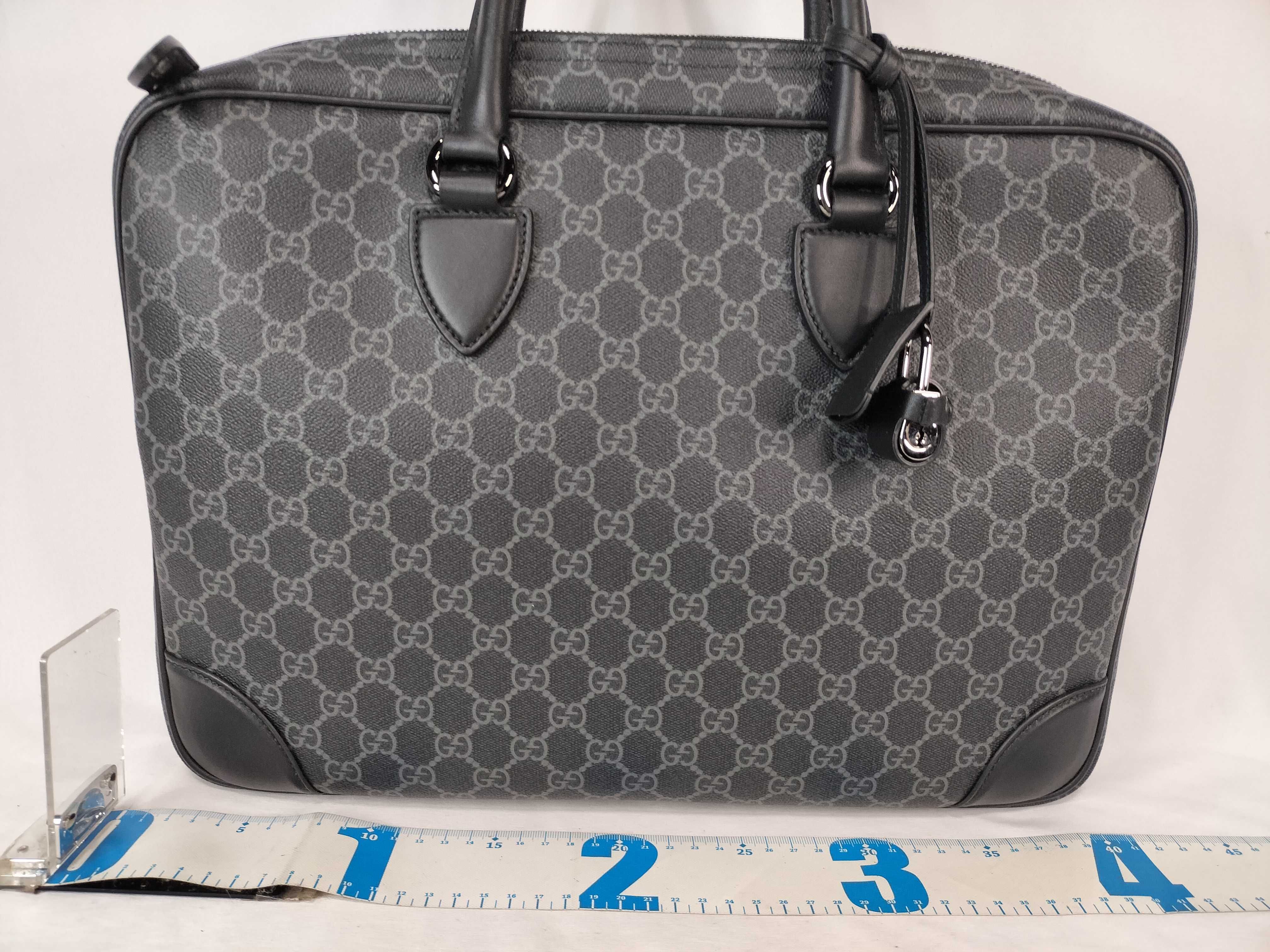 GG Supreme Briefcase, Unused, with Strap, Business Bag — view 2