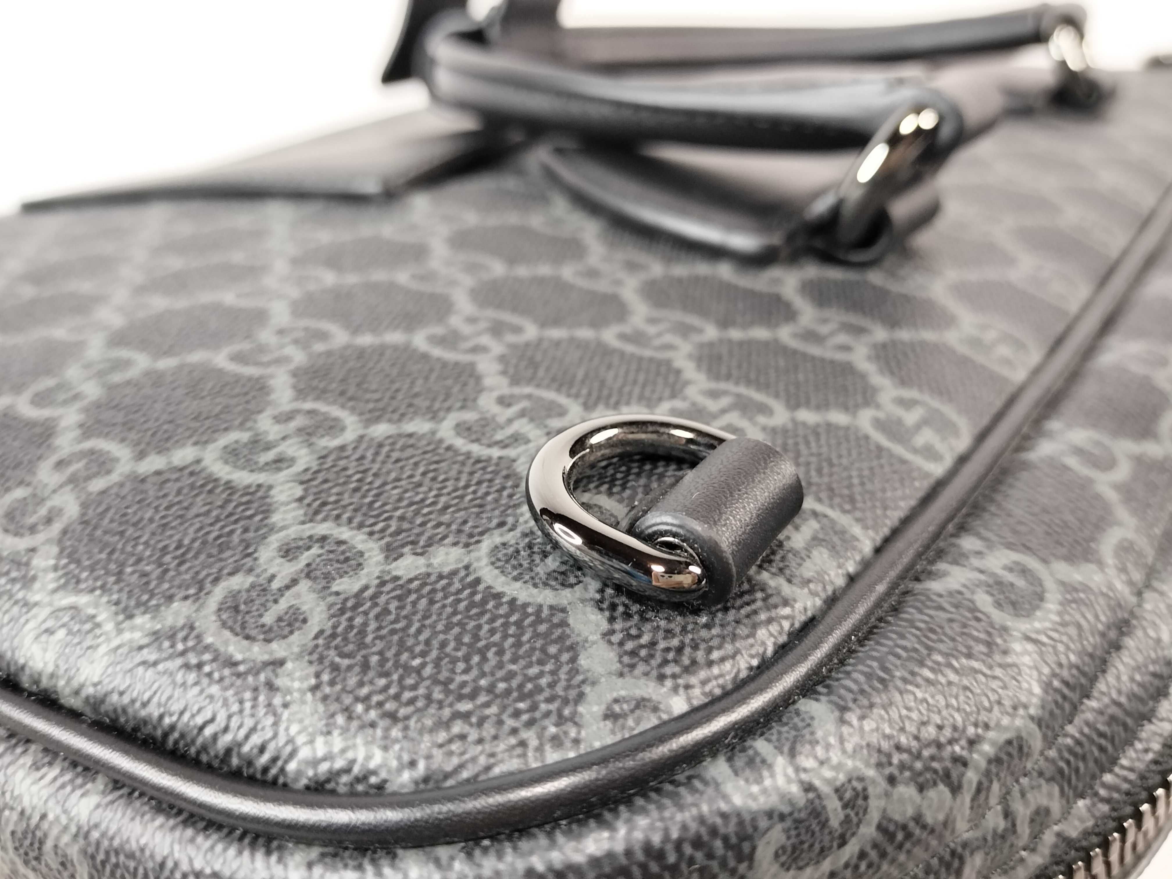 GG Supreme Briefcase, Unused, with Strap, Business Bag — view 14