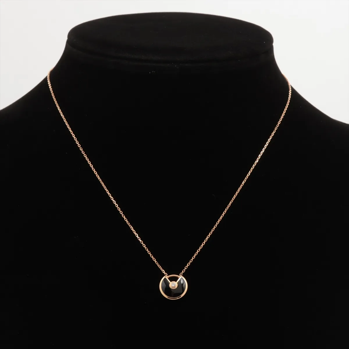Amulet de Cartier Onyx Necklace 750(PG) 2.8g HCH266 — view 5
