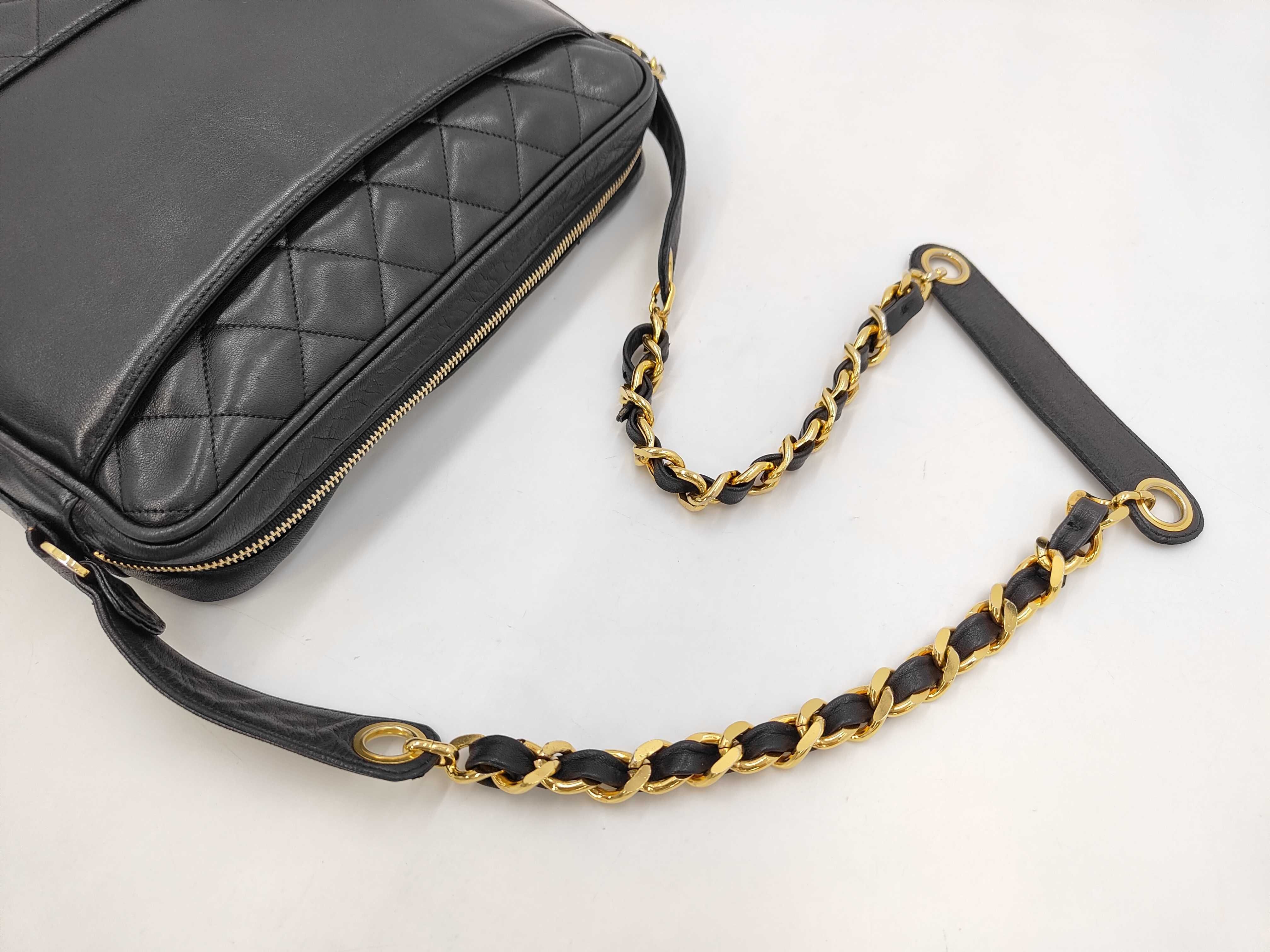 Matelassé Chain Shoulder Bag — view 5