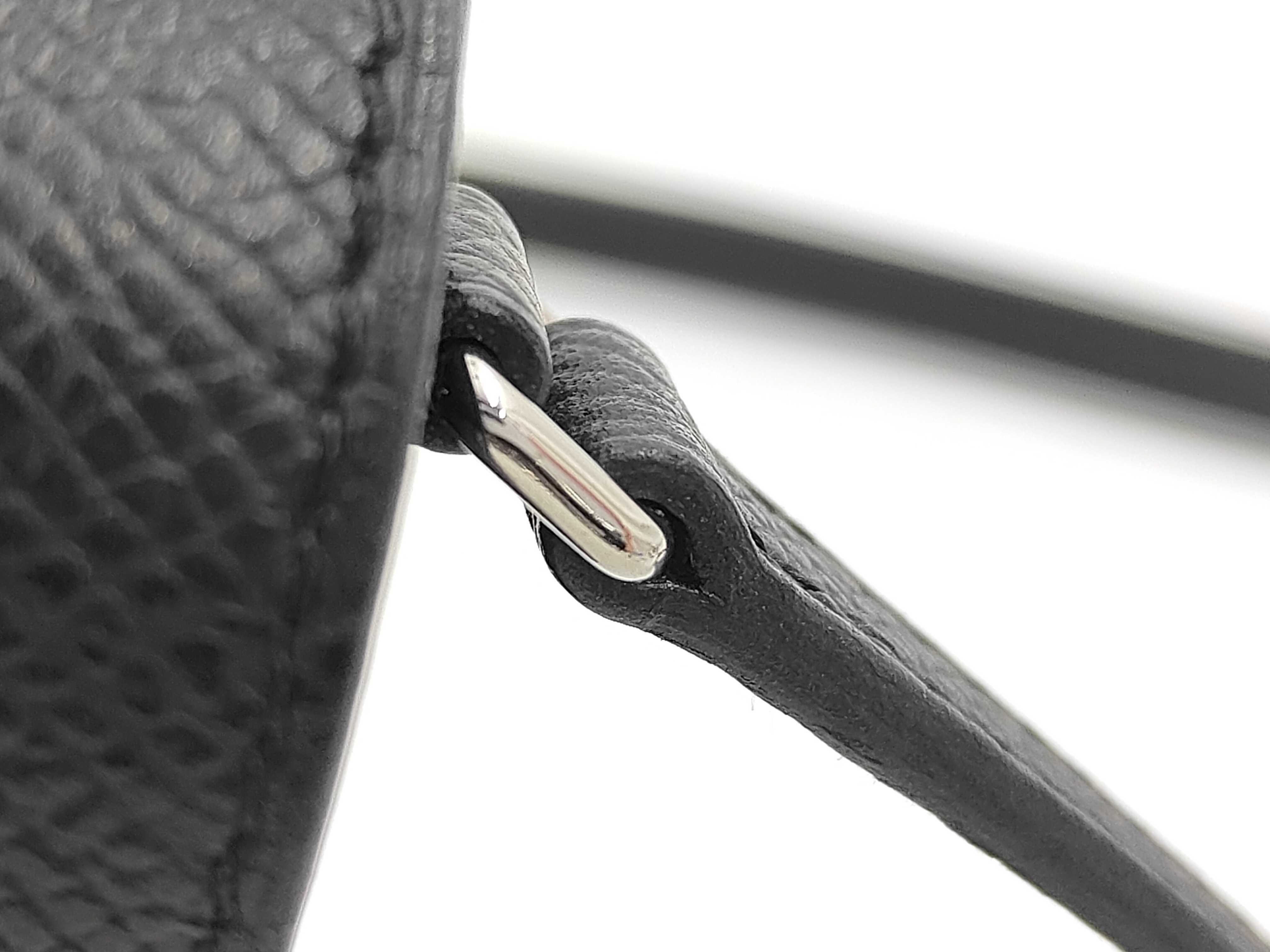 Kelly Tougo - Black with Silver Hardware [Stamped] U Shoulder Bag — view 5