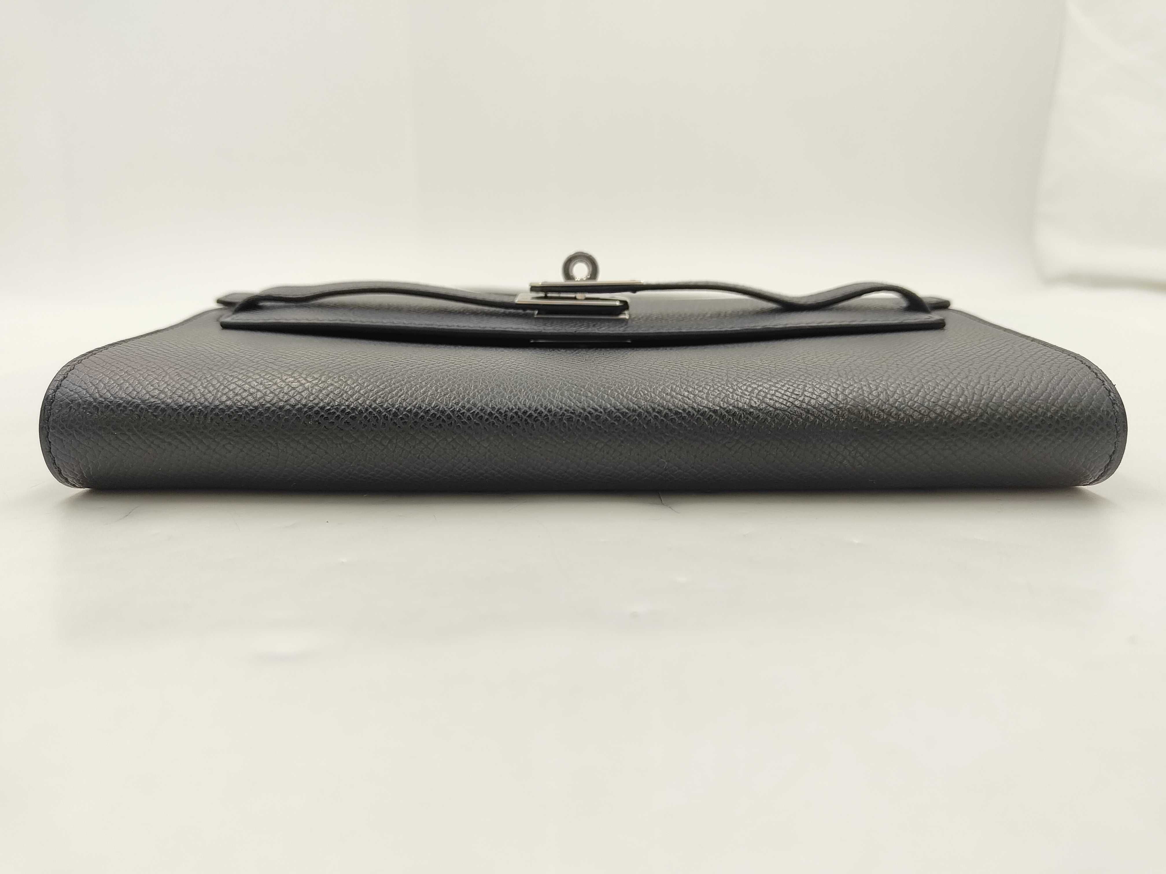 Kelly Tougo - Black with Silver Hardware [Stamped] U Shoulder Bag — view 6