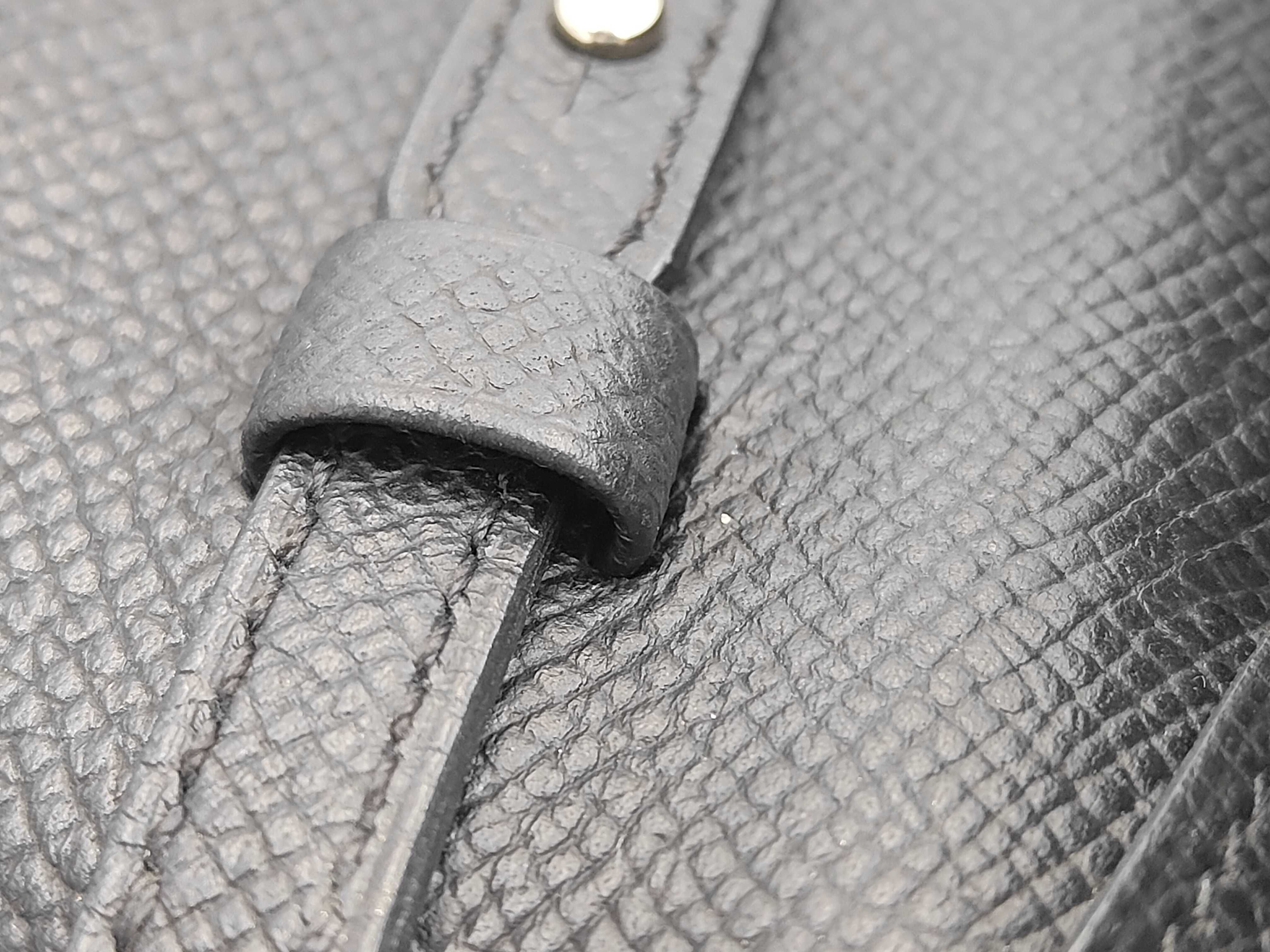 Kelly Tougo - Black with Silver Hardware [Stamped] U Shoulder Bag — view 9