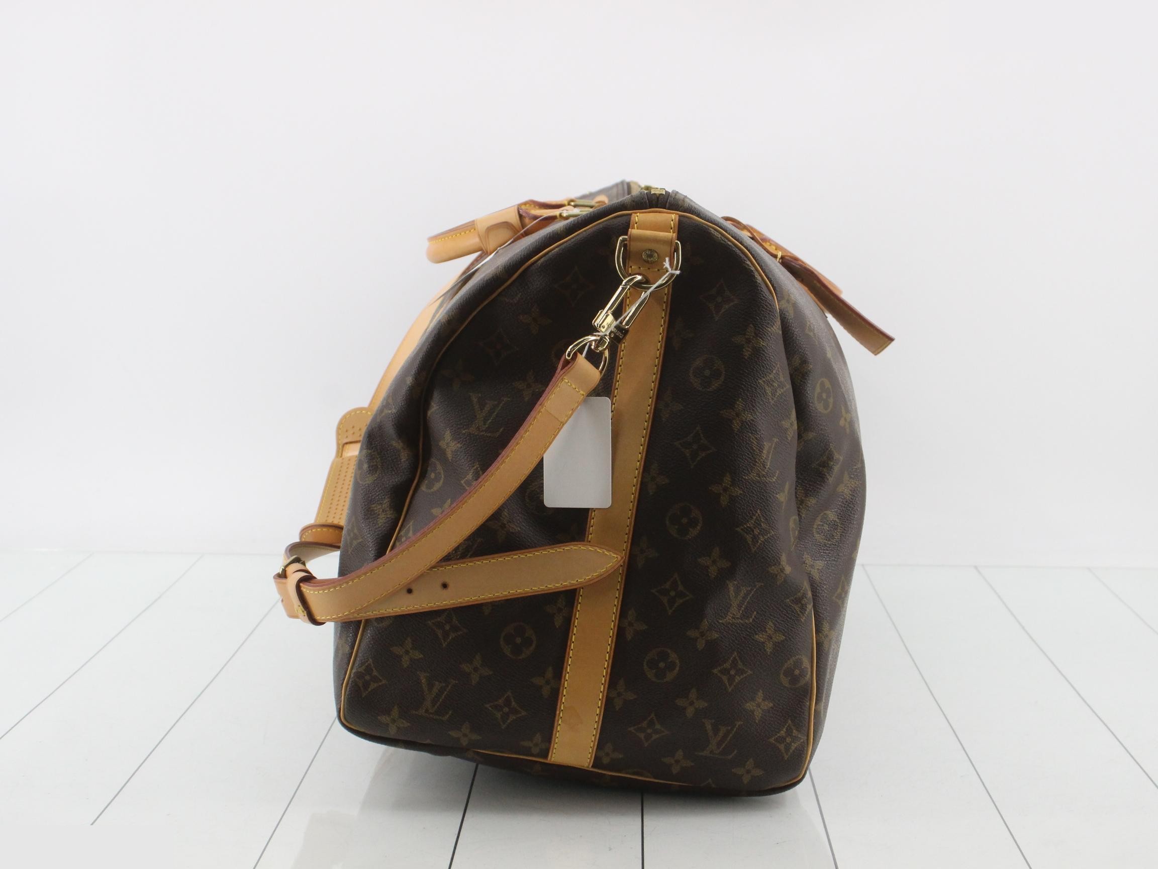 LV Monogram Keepall Bandoulière 60 2-Way Bag — view 3