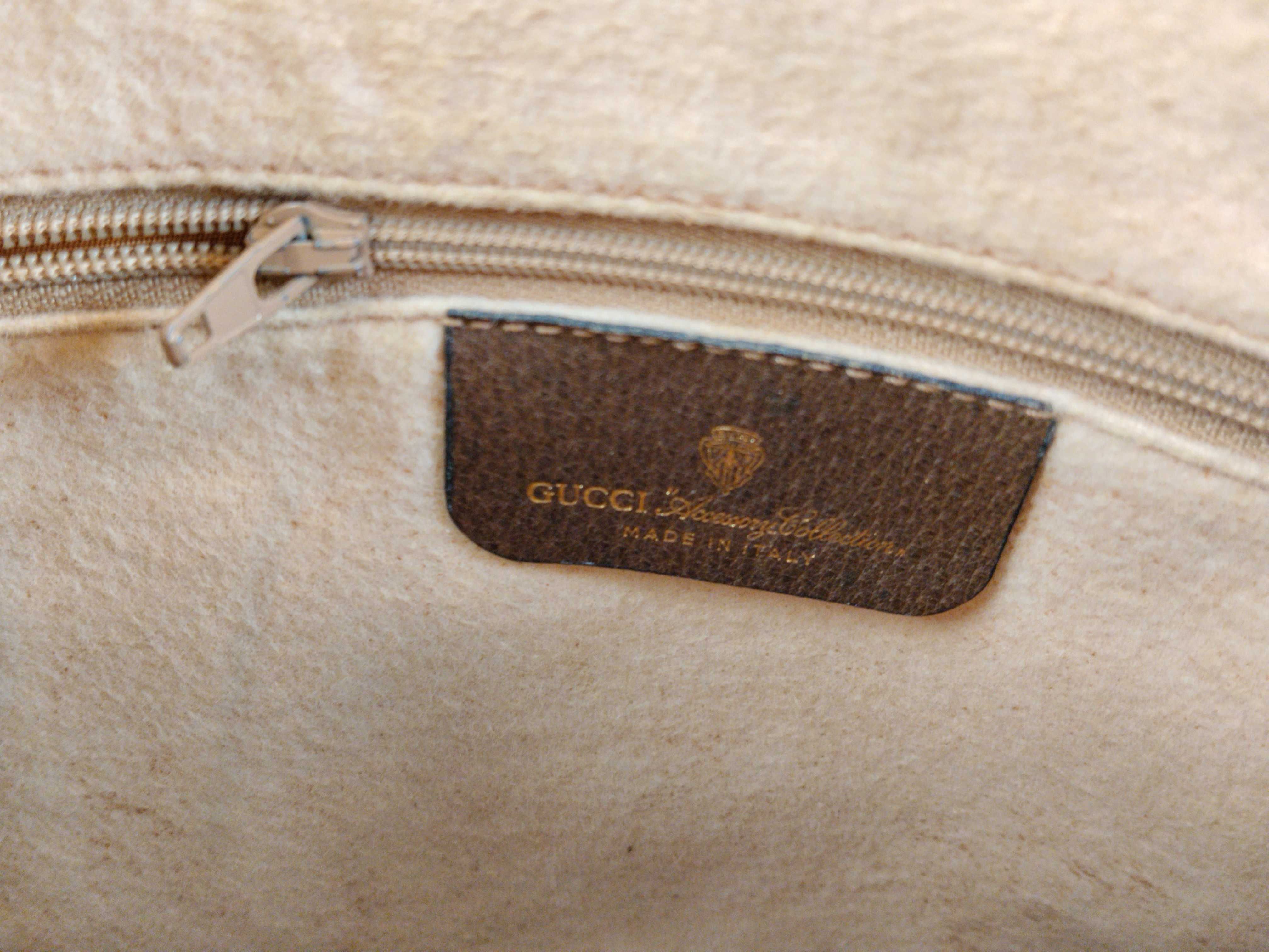 GG Supreme 2-Way Bag with Long Strap, Sherry Brown Handbag — view 15