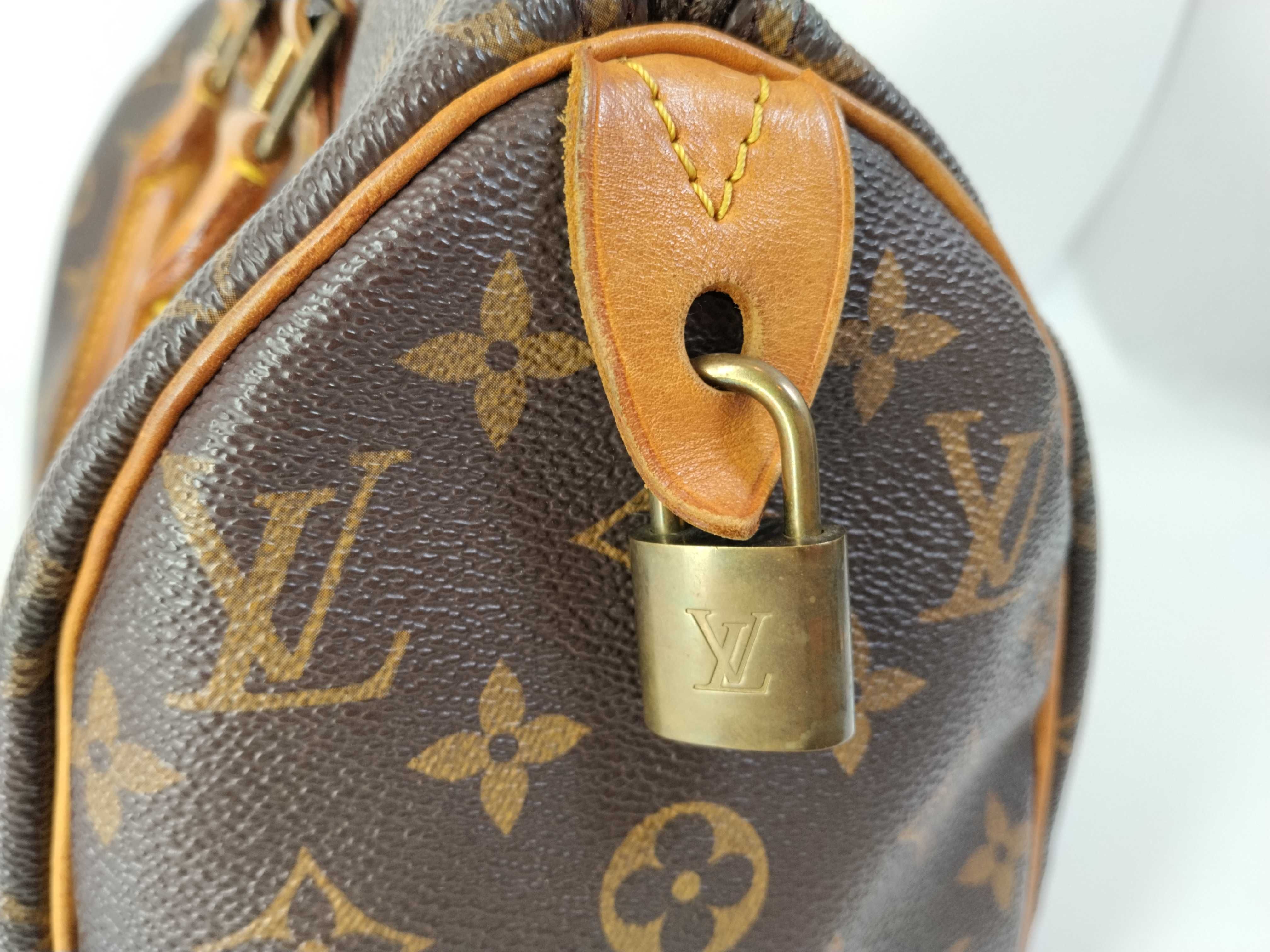 Monogram Louis Vuitton Speedy 25 Monogram M41528 Handbag Boston Bag — view 13