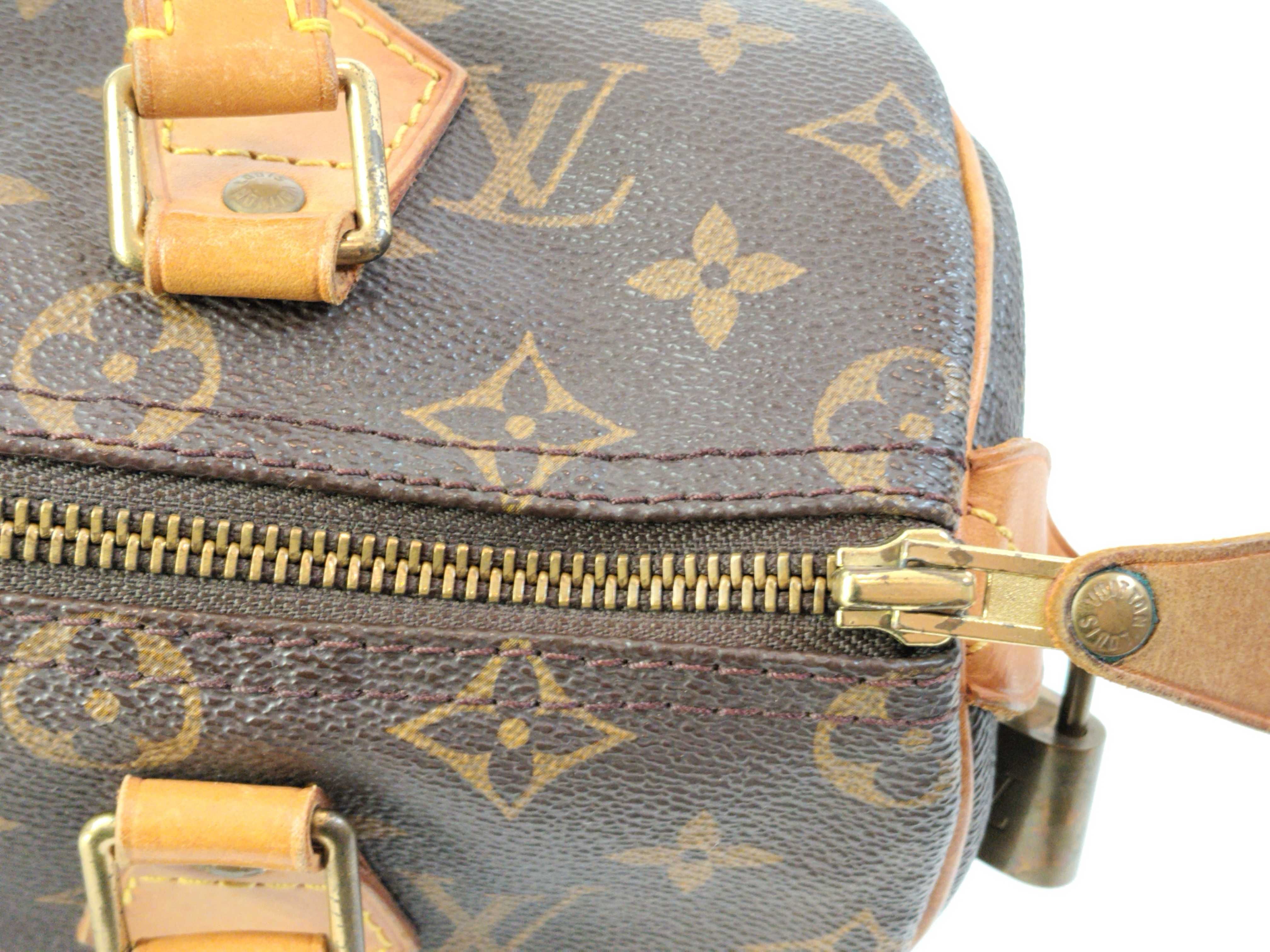 Monogram Louis Vuitton Speedy 25 Monogram M41528 Handbag Boston Bag — view 7
