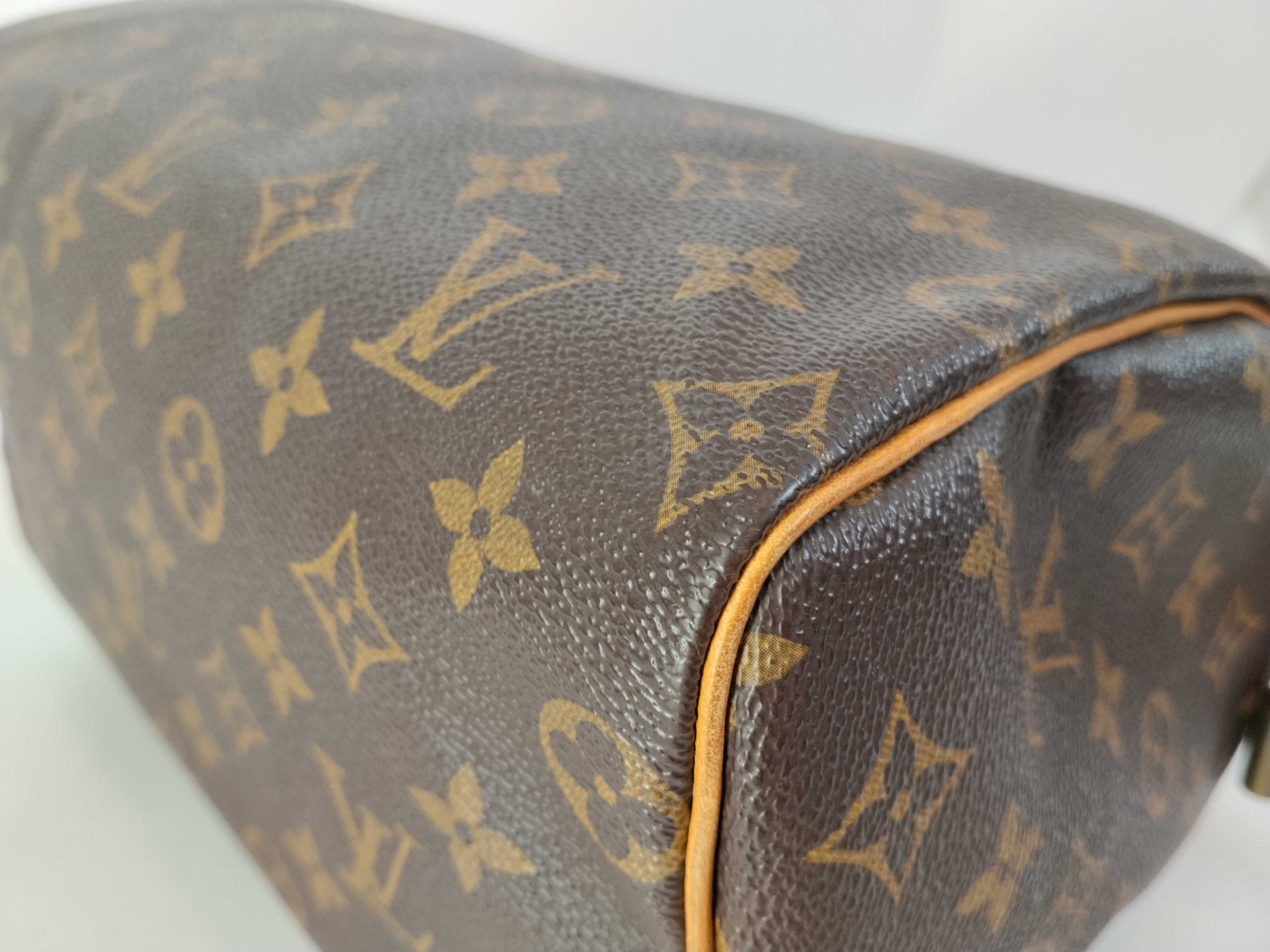 Monogram Louis Vuitton Speedy 25 Monogram M41528 Handbag Boston Bag — view 8
