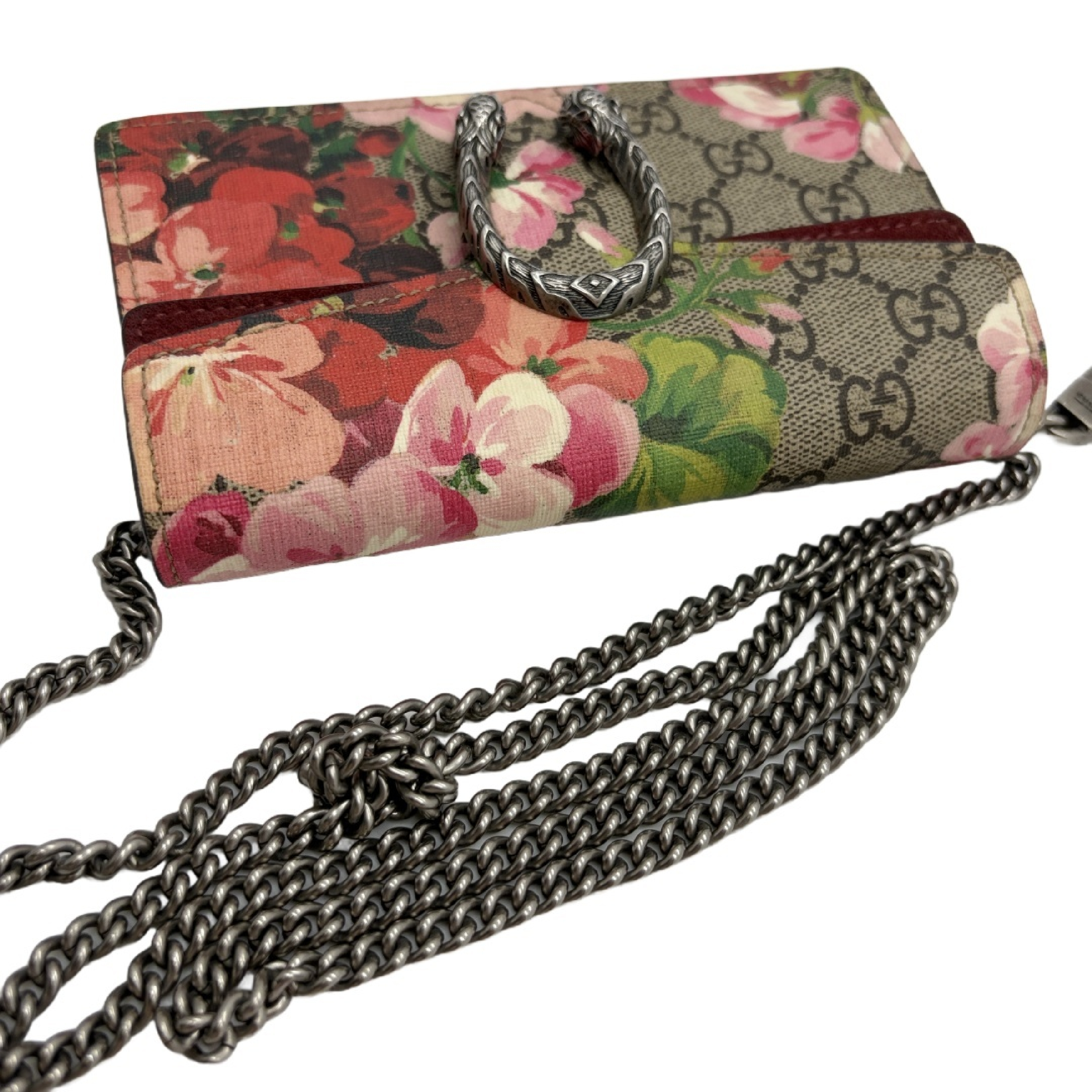 GG Supreme Floral Dionysus Chain Wallet Shoulder Bag — view 11