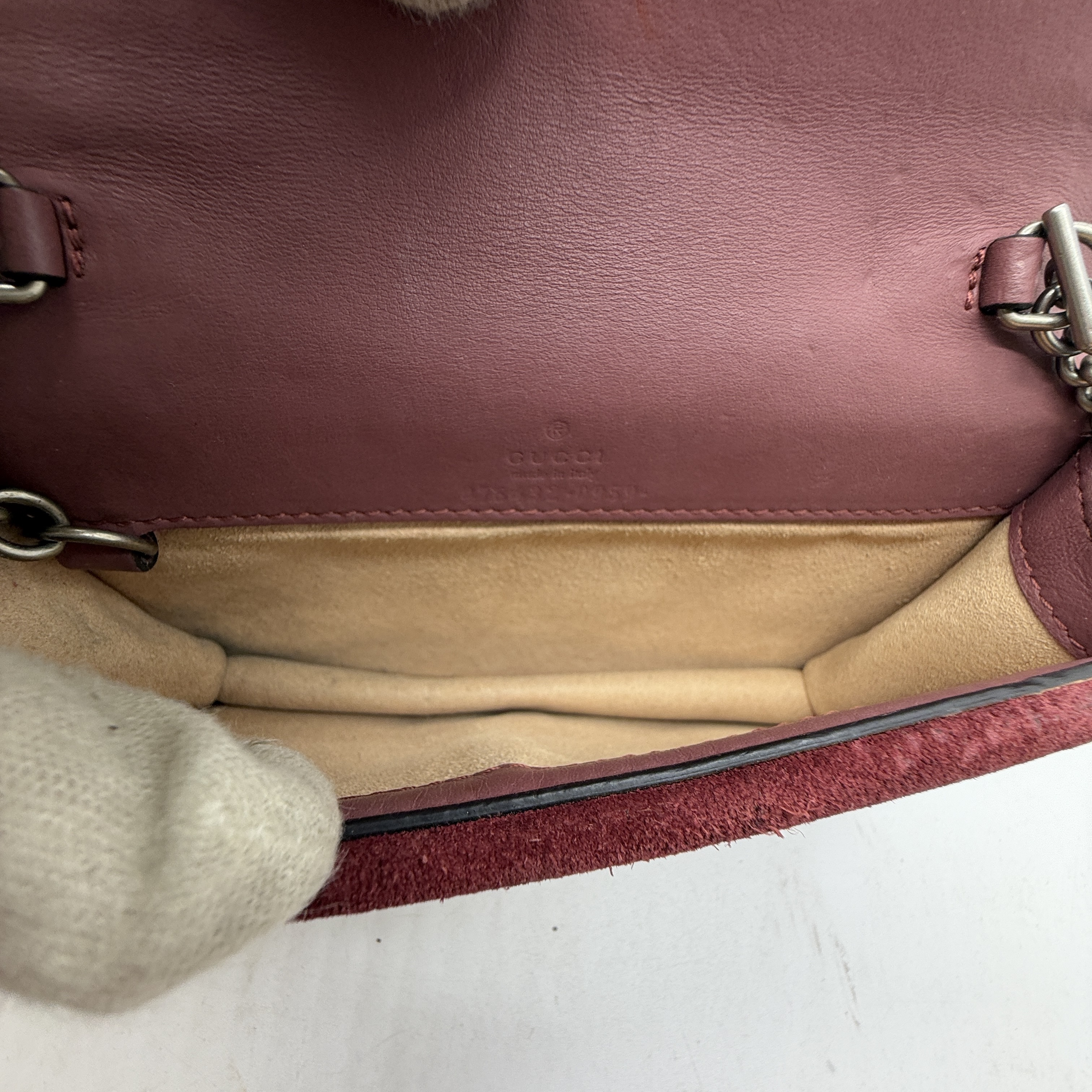 GG Supreme Floral Dionysus Chain Wallet Shoulder Bag — view 13
