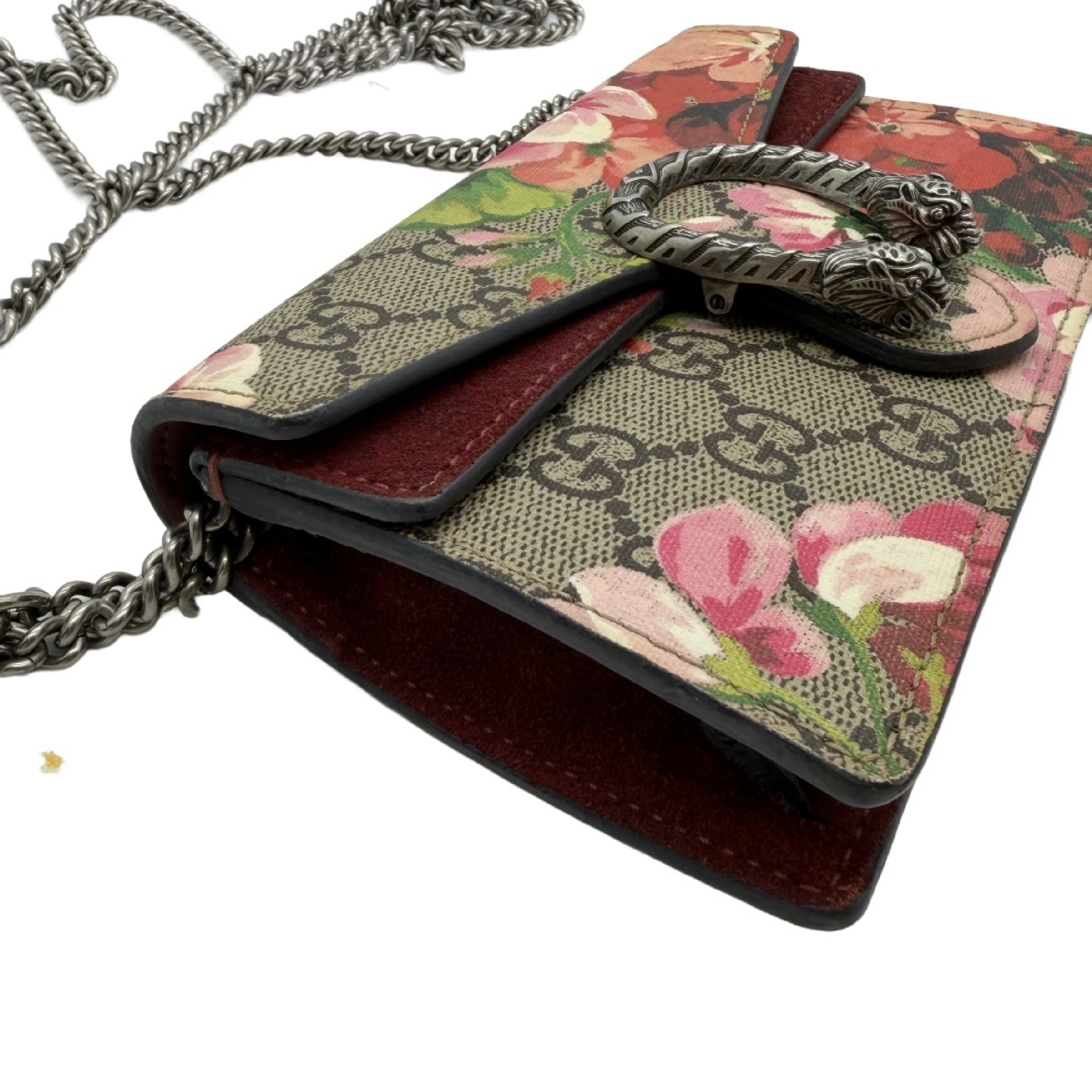 GG Supreme Floral Dionysus Chain Wallet Shoulder Bag — view 3
