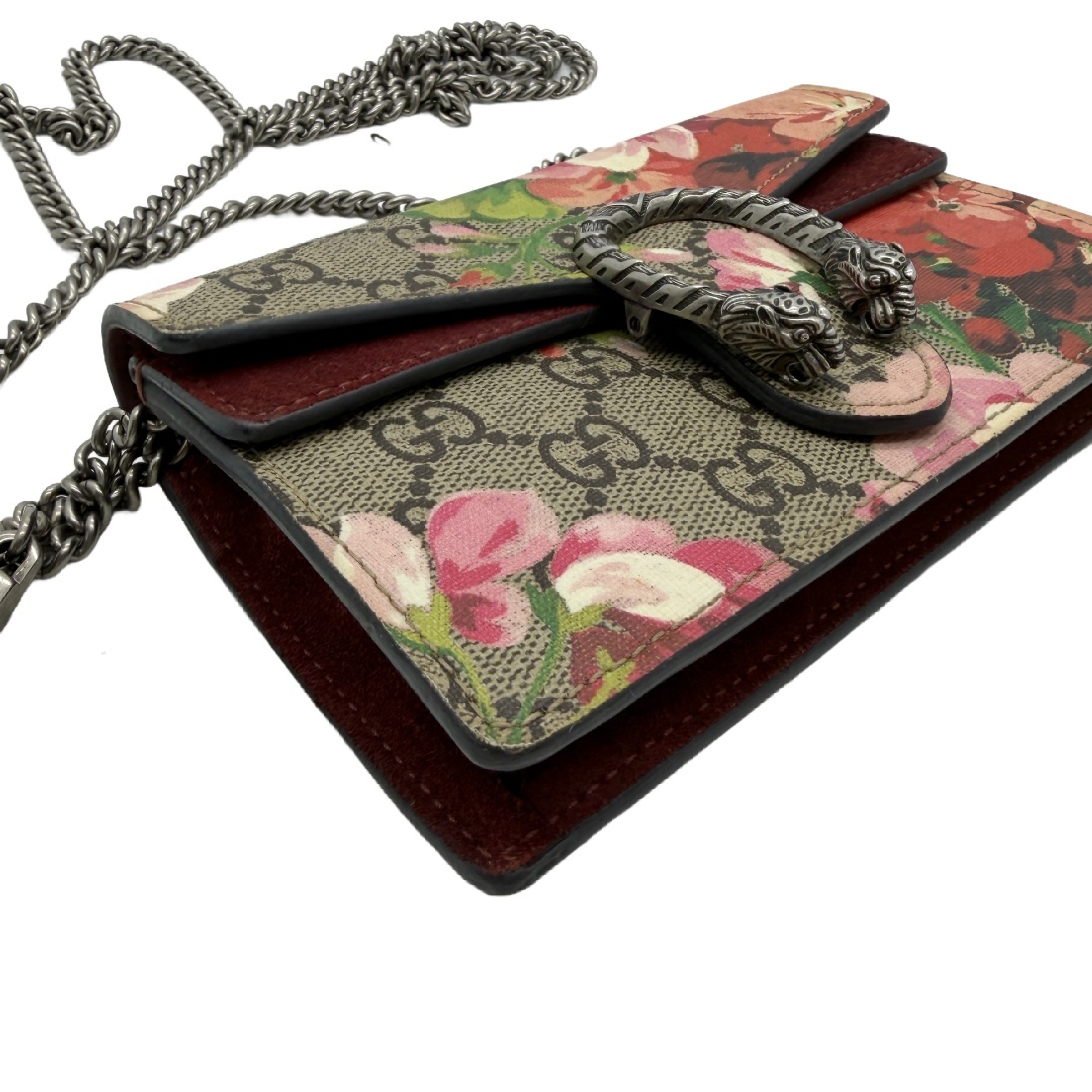 GG Supreme Floral Dionysus Chain Wallet Shoulder Bag — view 5