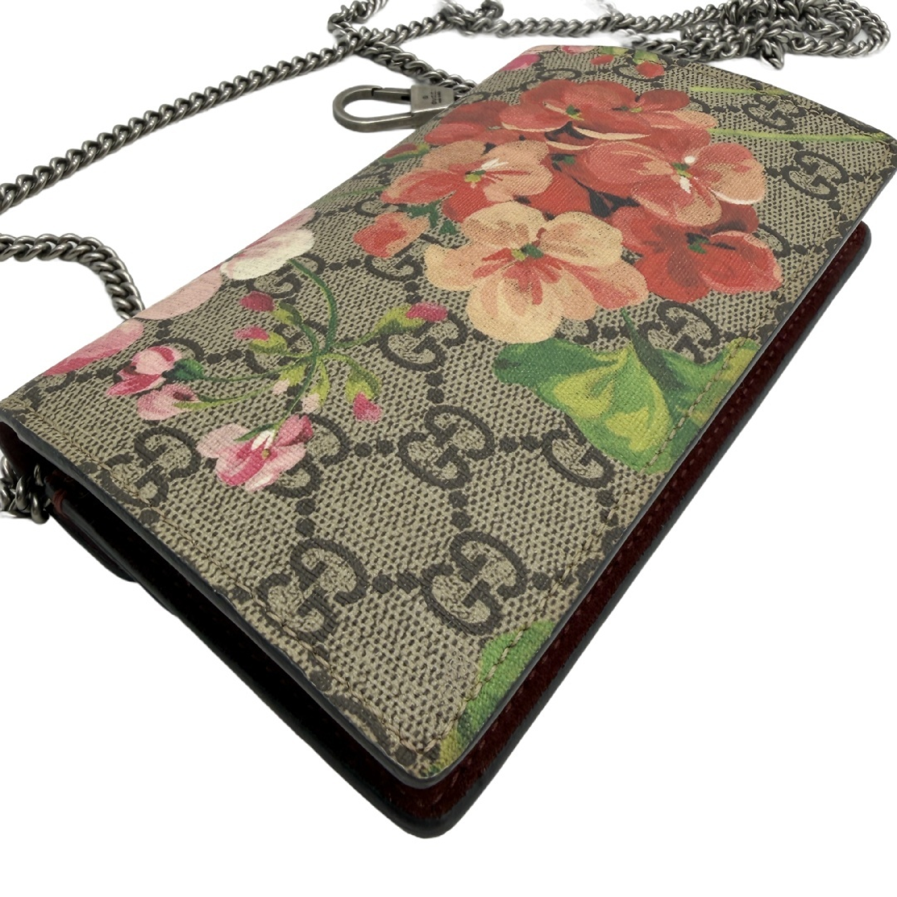 GG Supreme Floral Dionysus Chain Wallet Shoulder Bag — view 9