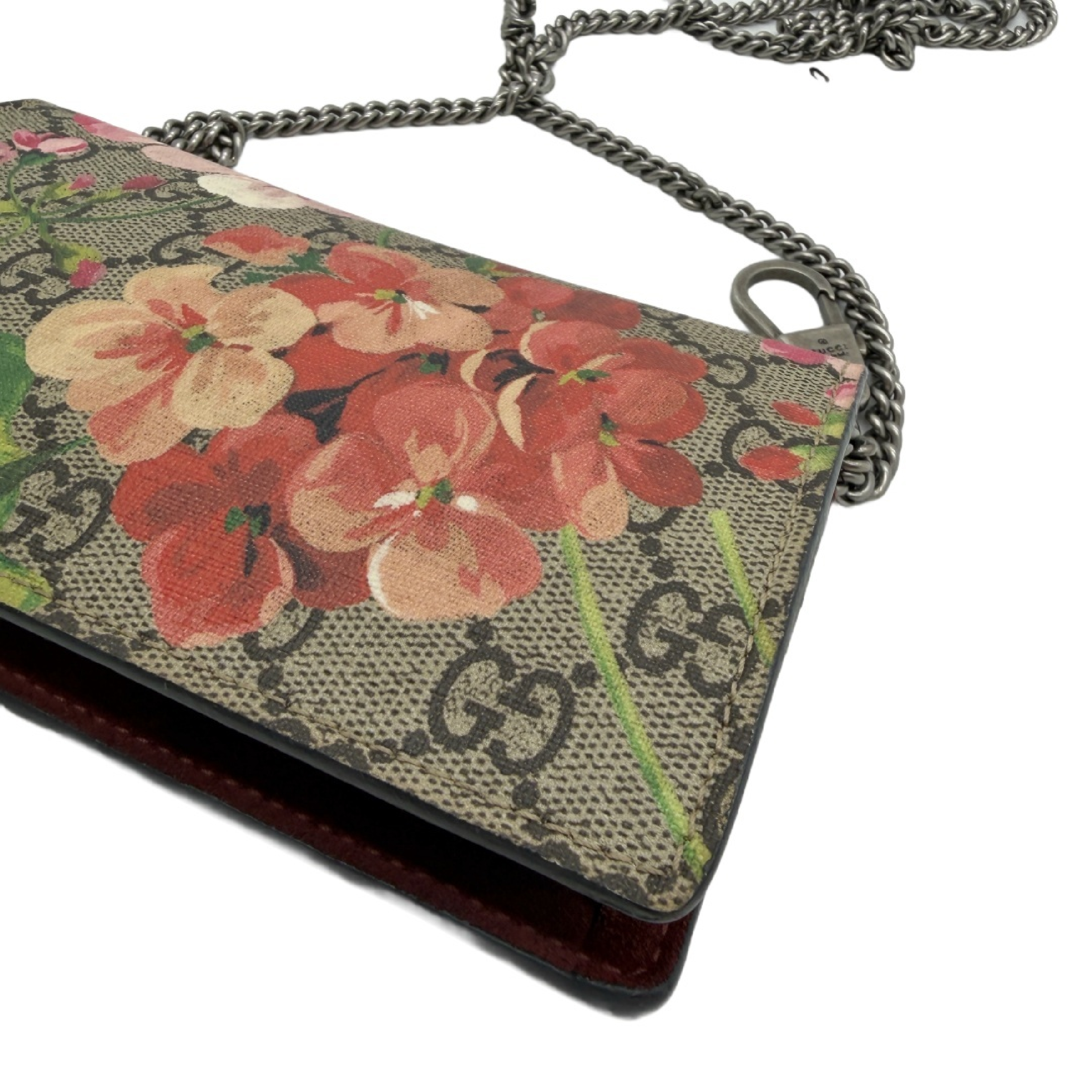 GG Supreme Floral Dionysus Chain Wallet Shoulder Bag — view 10