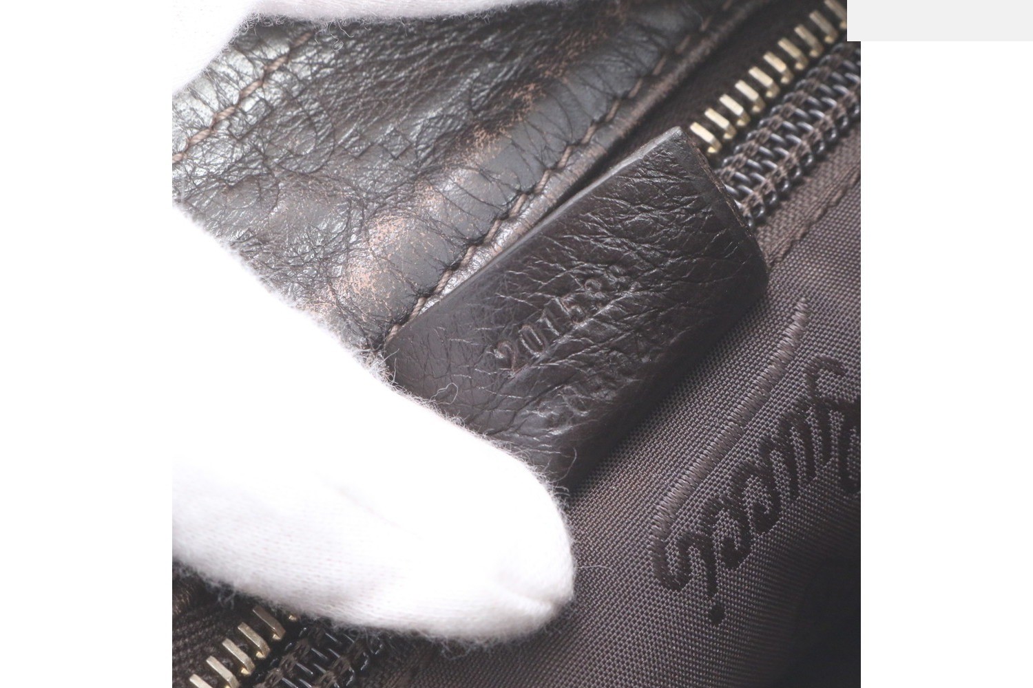 Guccissima 201533 Leather Shoulder Bag — view 9
