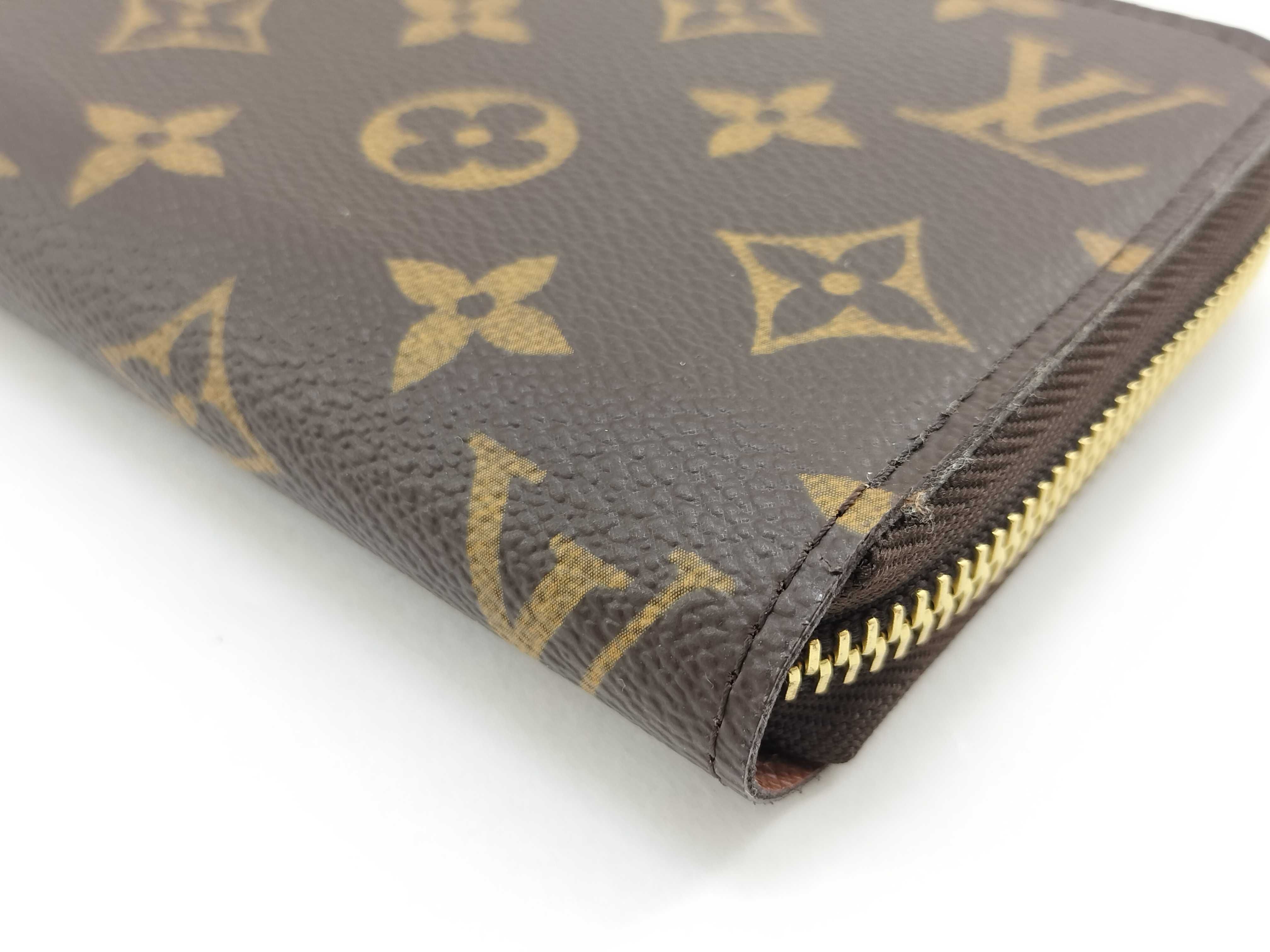 Monogram M42616 Monogram Zippy Wallet Brown Louis Vuitton Wallet — view 4