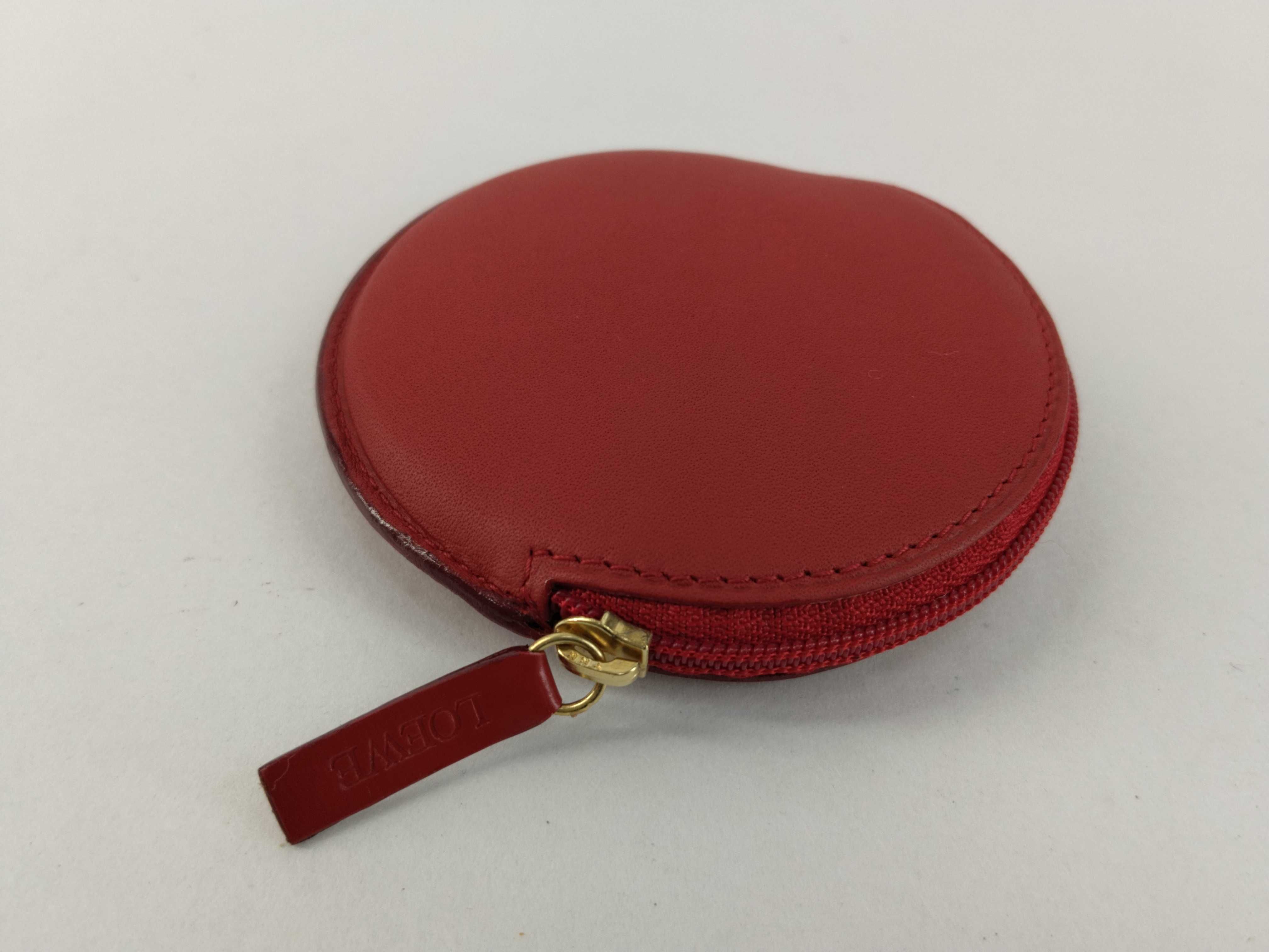 Leather Red Logo Coin Case Brooch — view 5