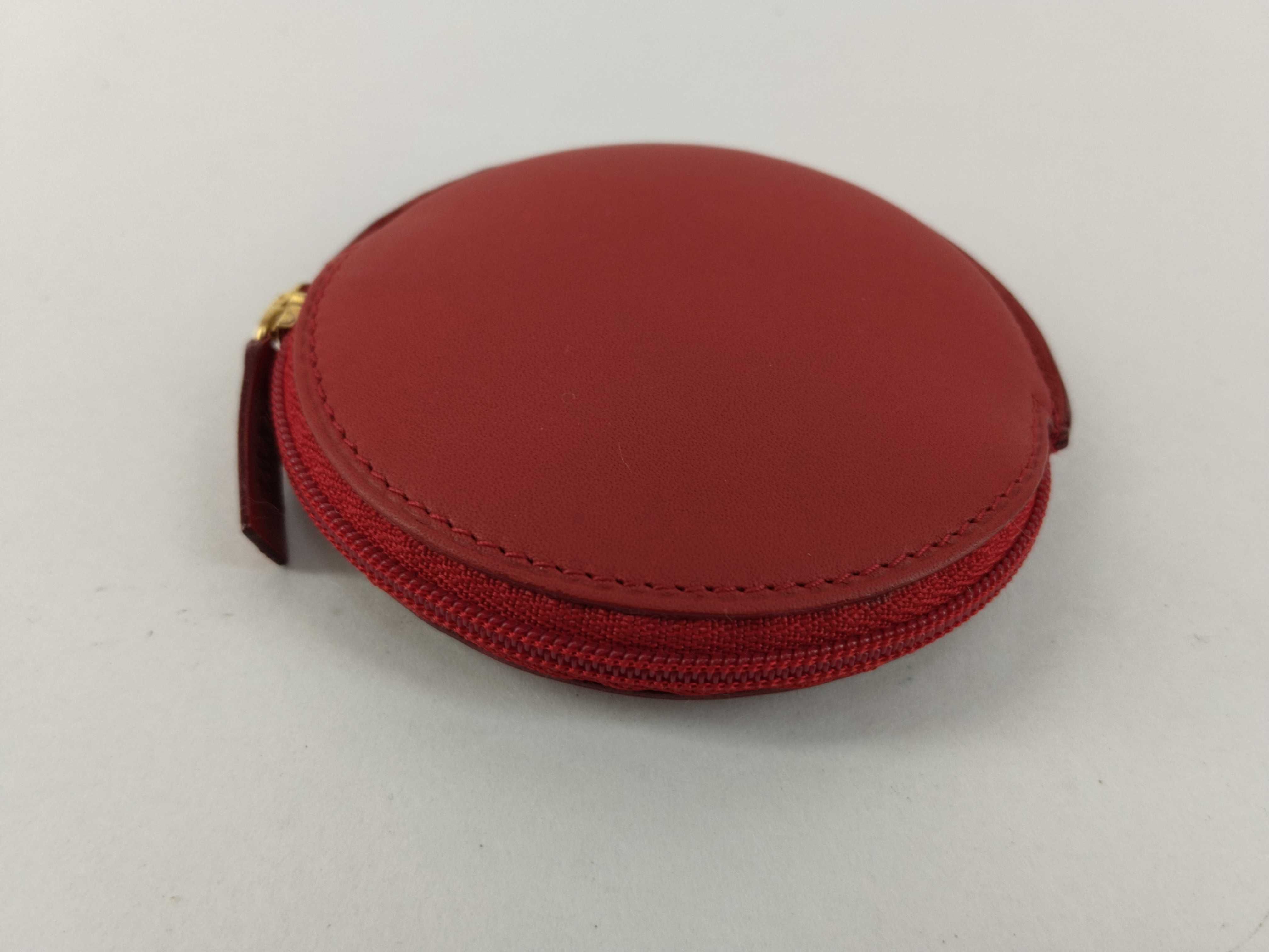Leather Red Logo Coin Case Brooch — view 6