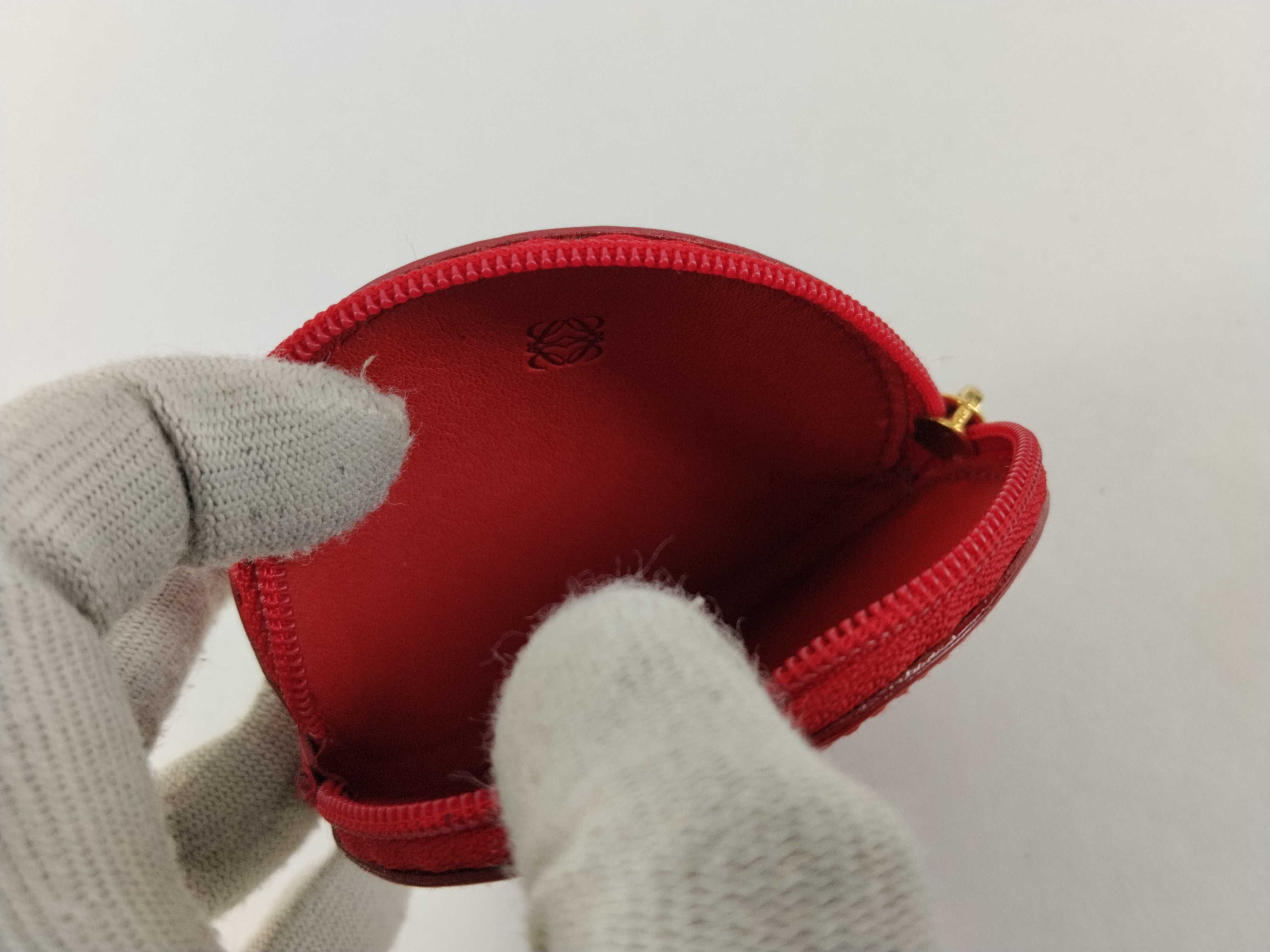 Leather Red Logo Coin Case Brooch — view 8