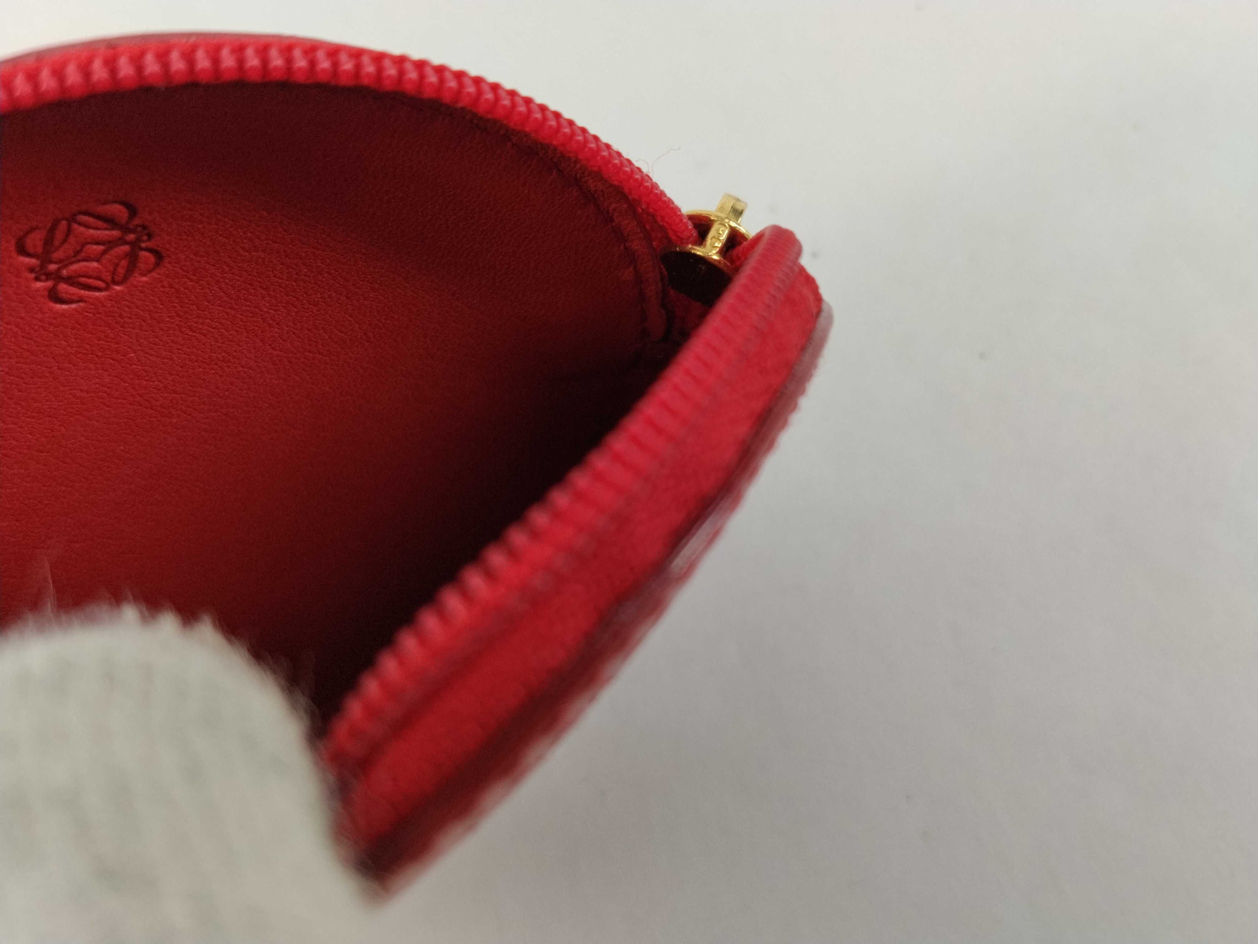 Leather Red Logo Coin Case Brooch — view 9