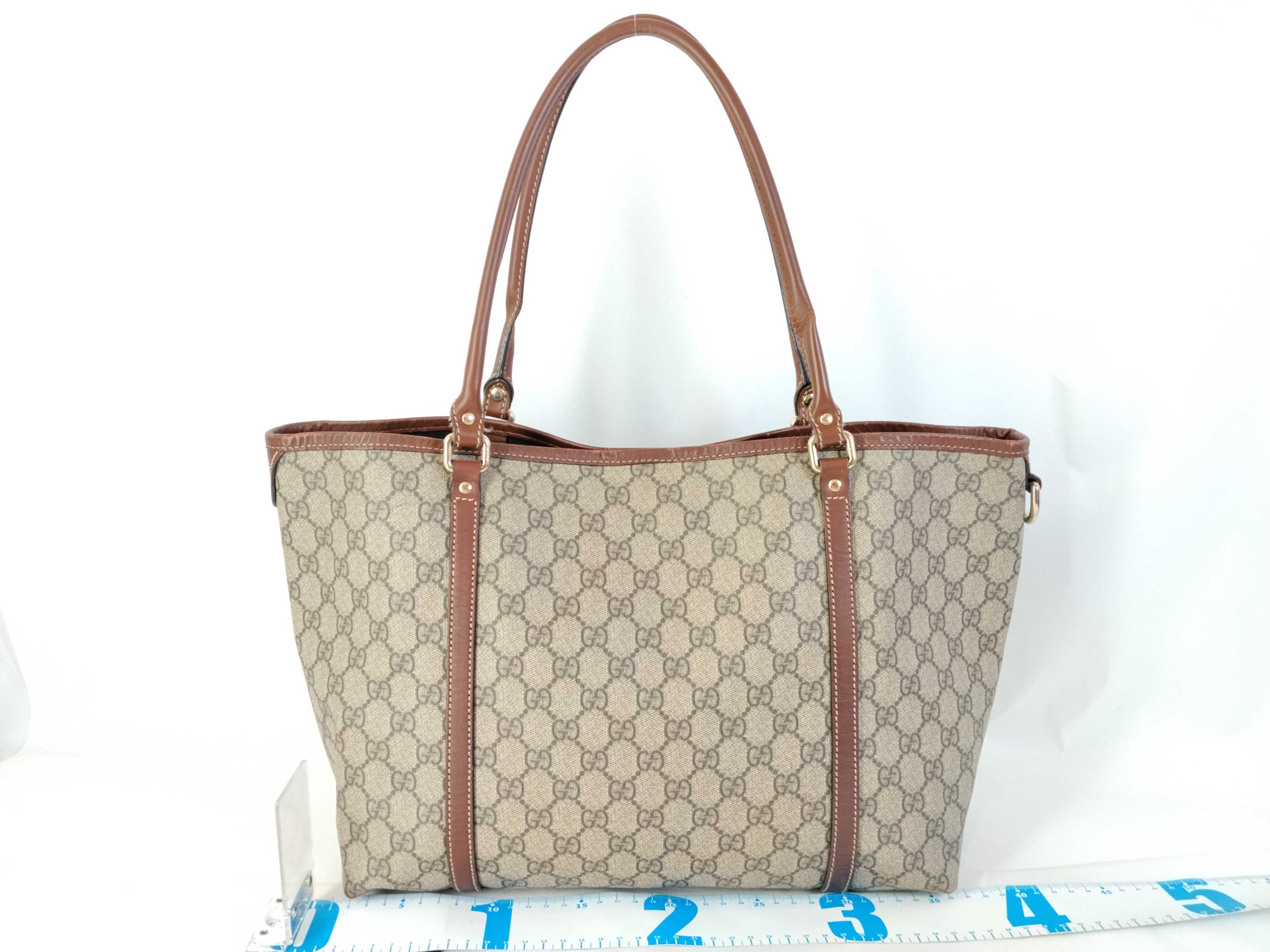 GG Supreme Tote Bag, Brown, 197953 — view 2
