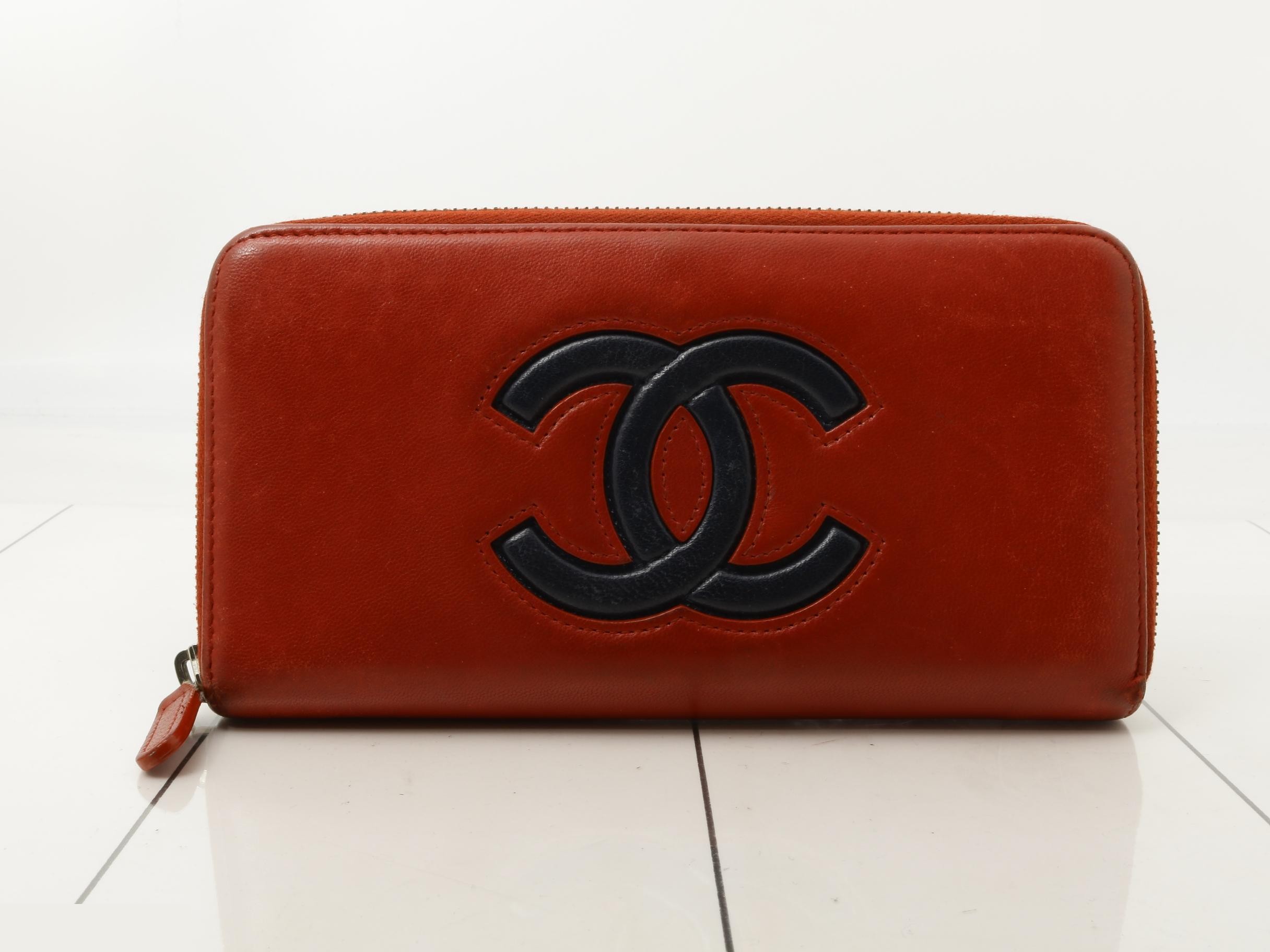 Coco Mark Round Zipper Long Wallet, Series 22