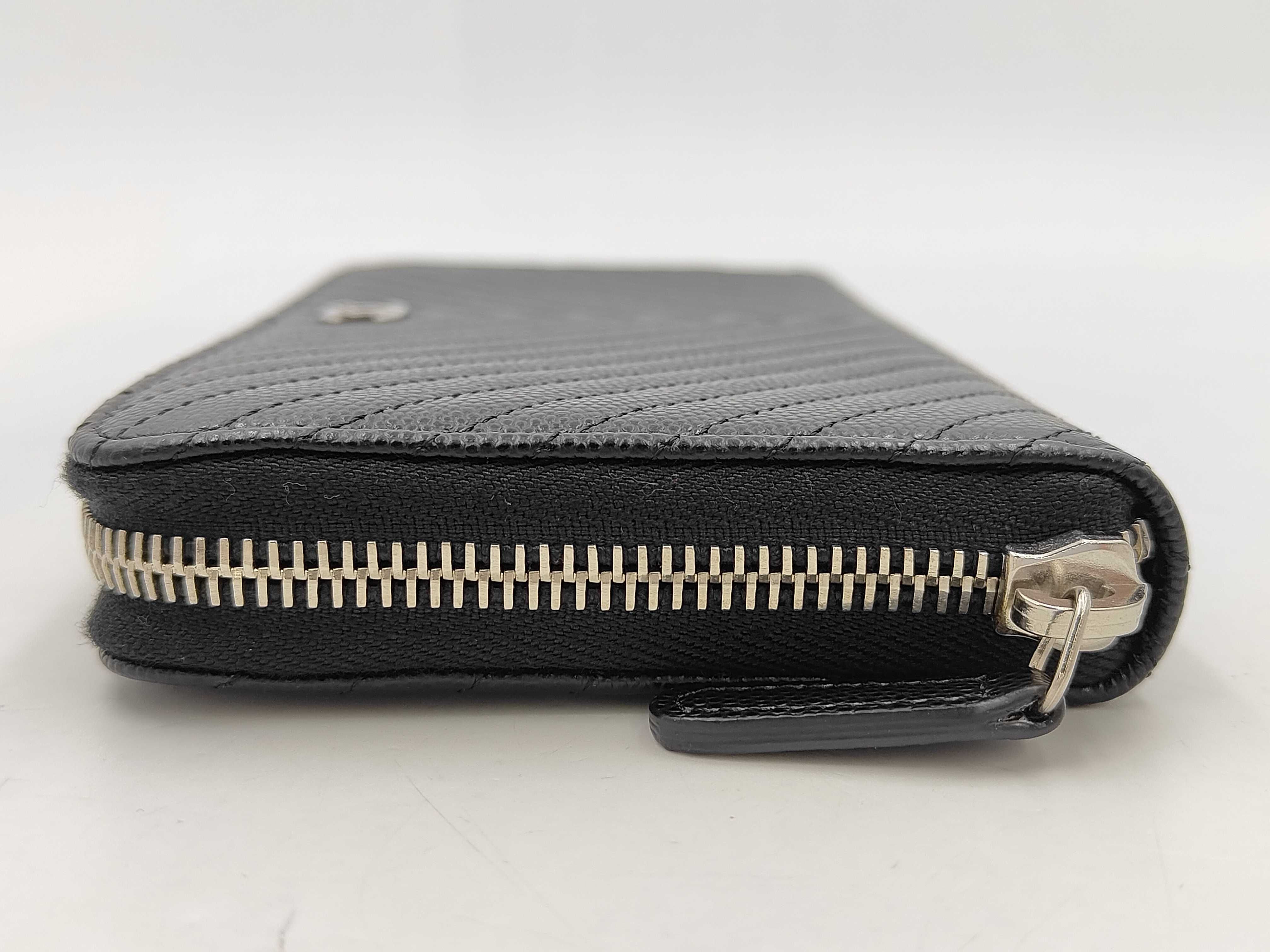 V-stitch round long wallet — view 6