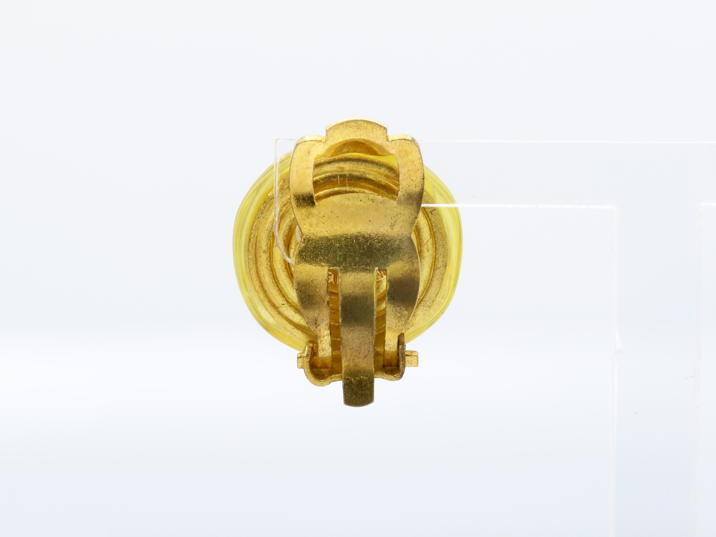Coco gold earrings one side — view 2