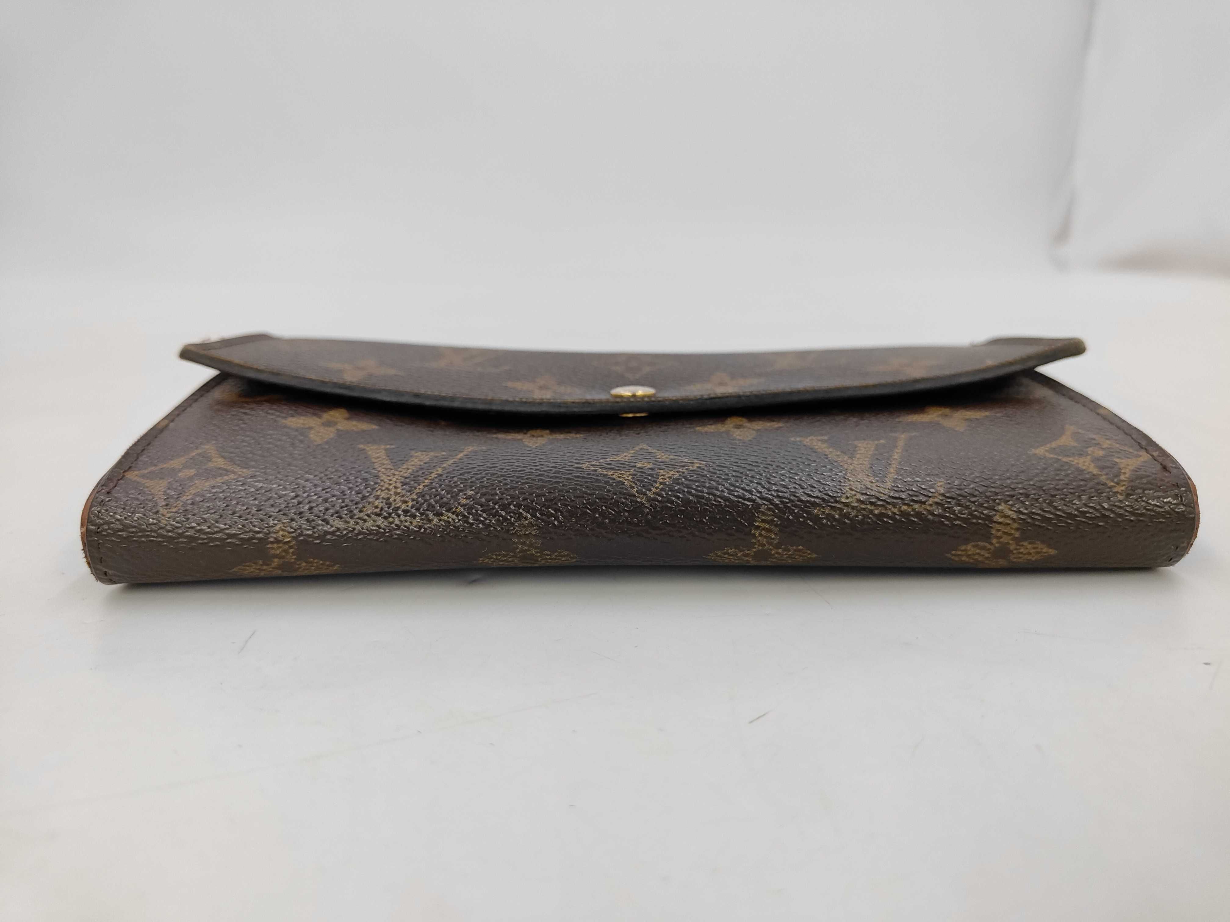 Monogram Louis Vuitton Monogram Portefeuille Sarah CT0142 Wallet — view 4