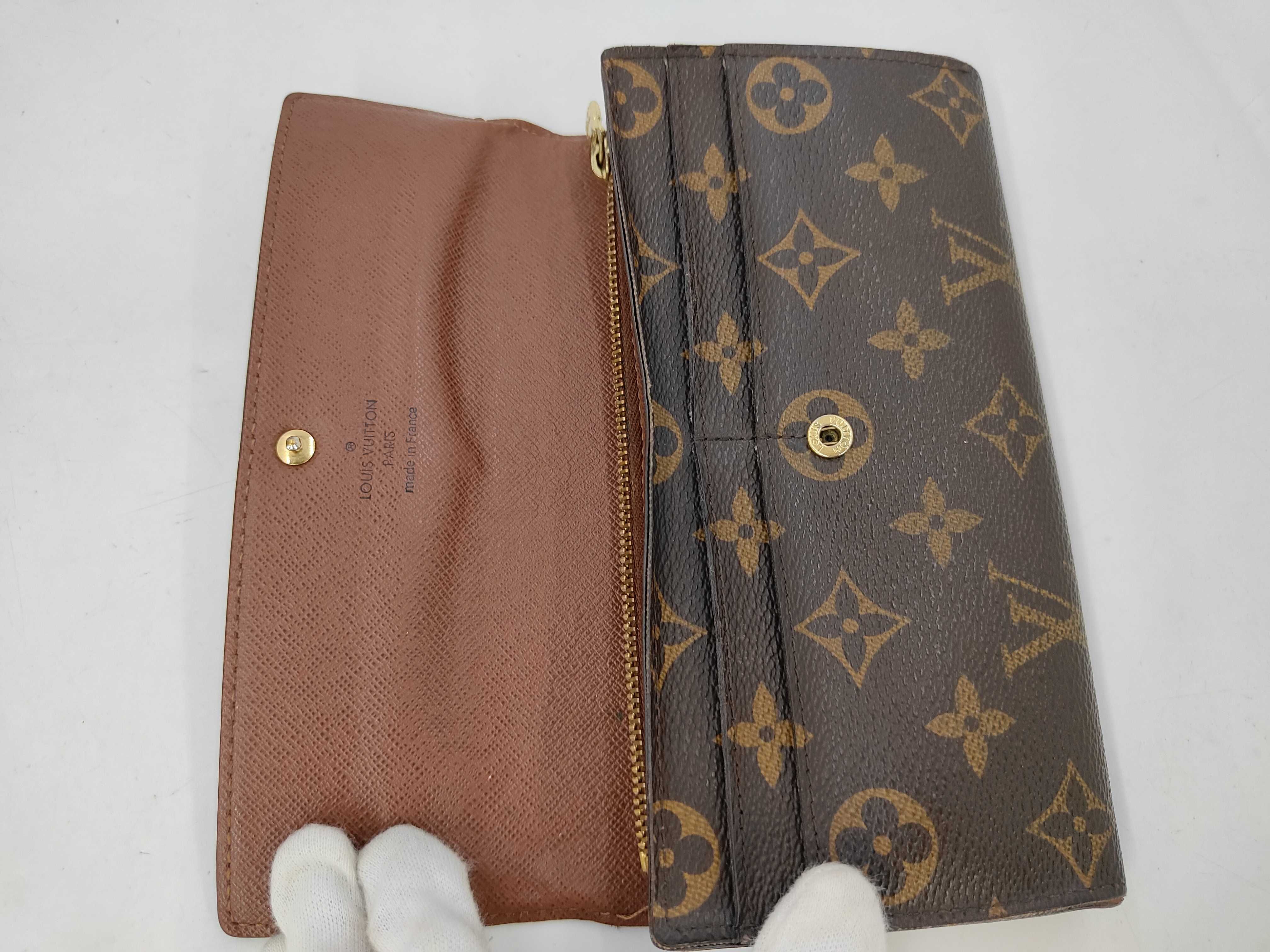 Monogram Louis Vuitton Monogram Portefeuille Sarah CT0142 Wallet — view 5