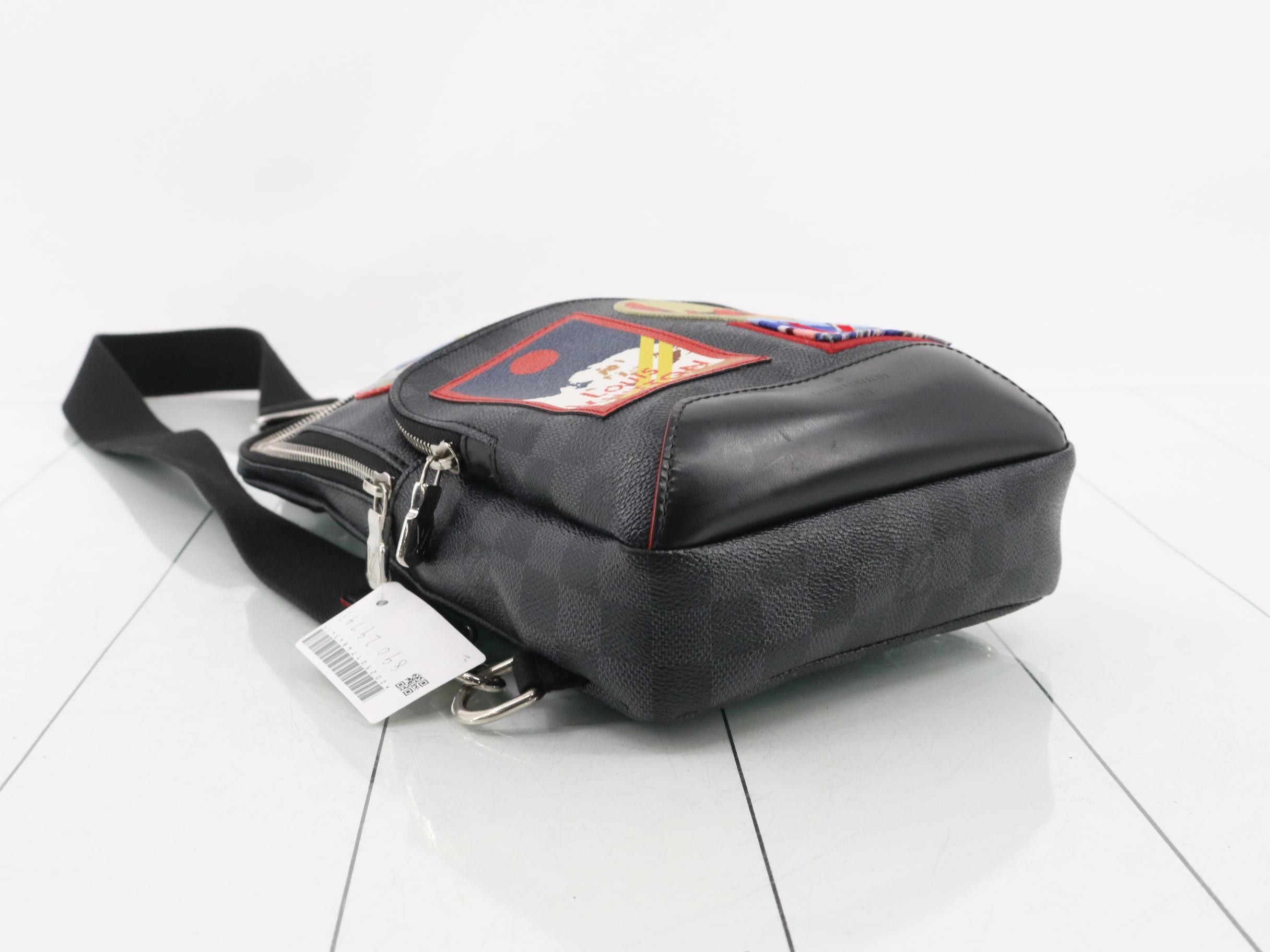 Damier Graphite Alps Avenue Sling Bag (Waist Bag) — view 5
