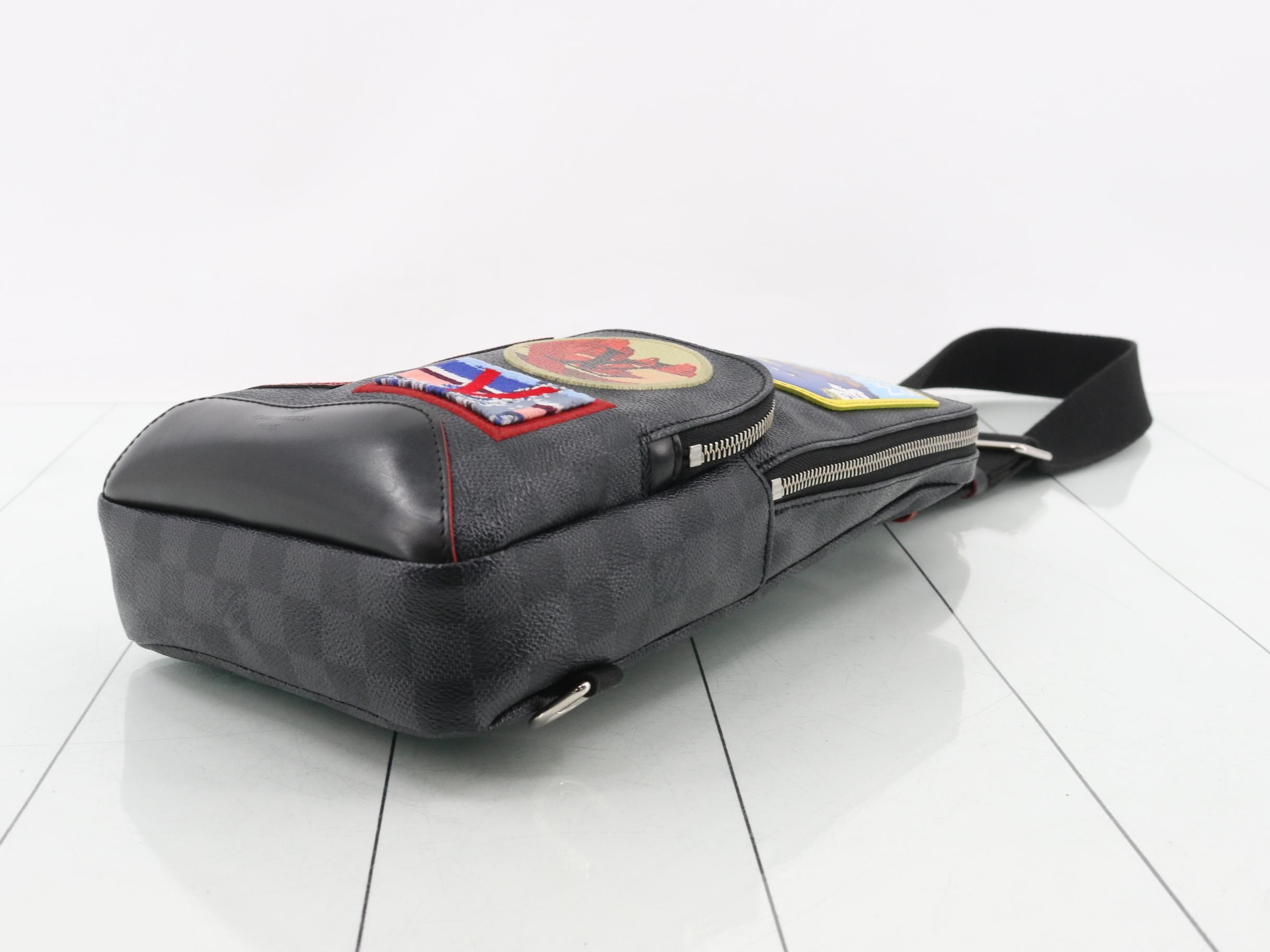 Damier Graphite Alps Avenue Sling Bag (Waist Bag) — view 6