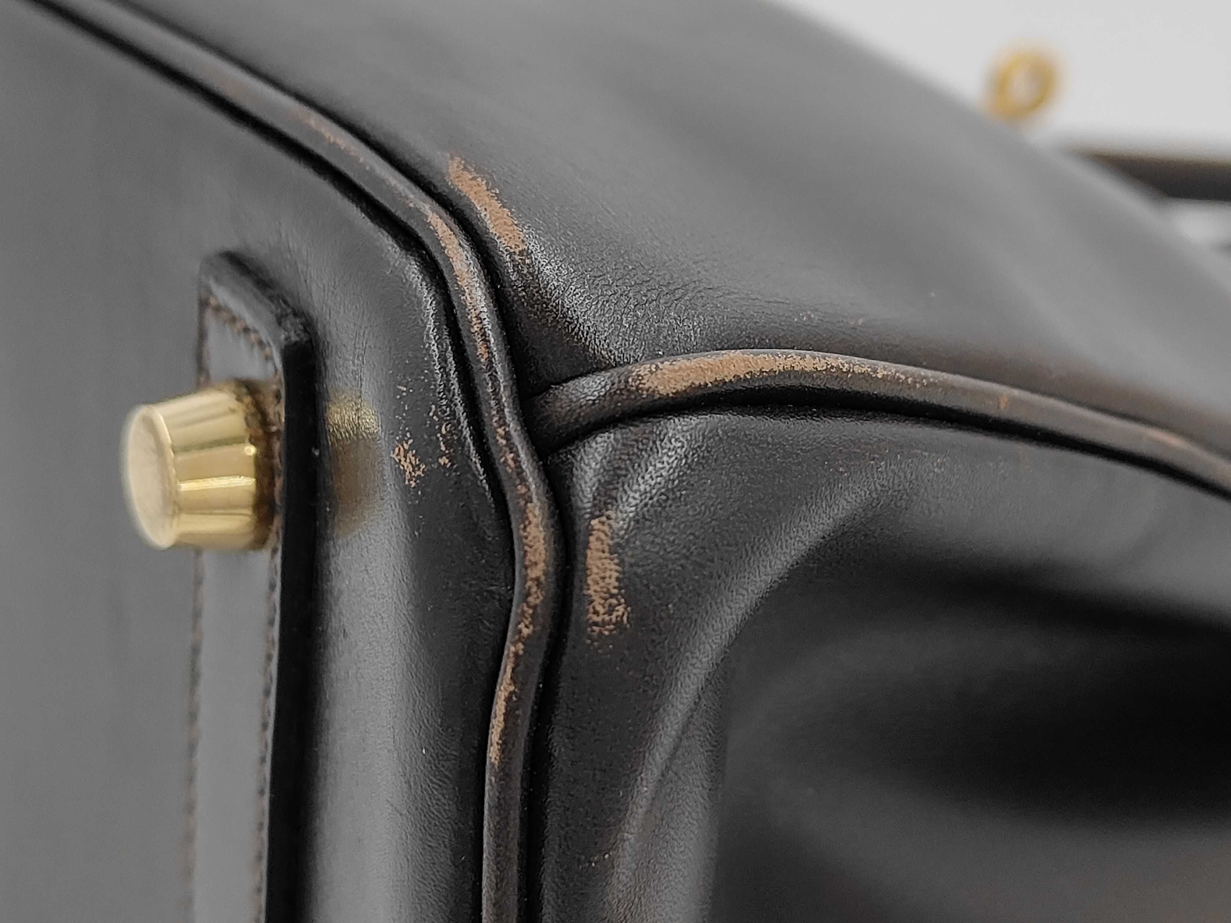 Birkin 30 Box Calf Brown Gold Hardware I Stamp Handbag — view 4