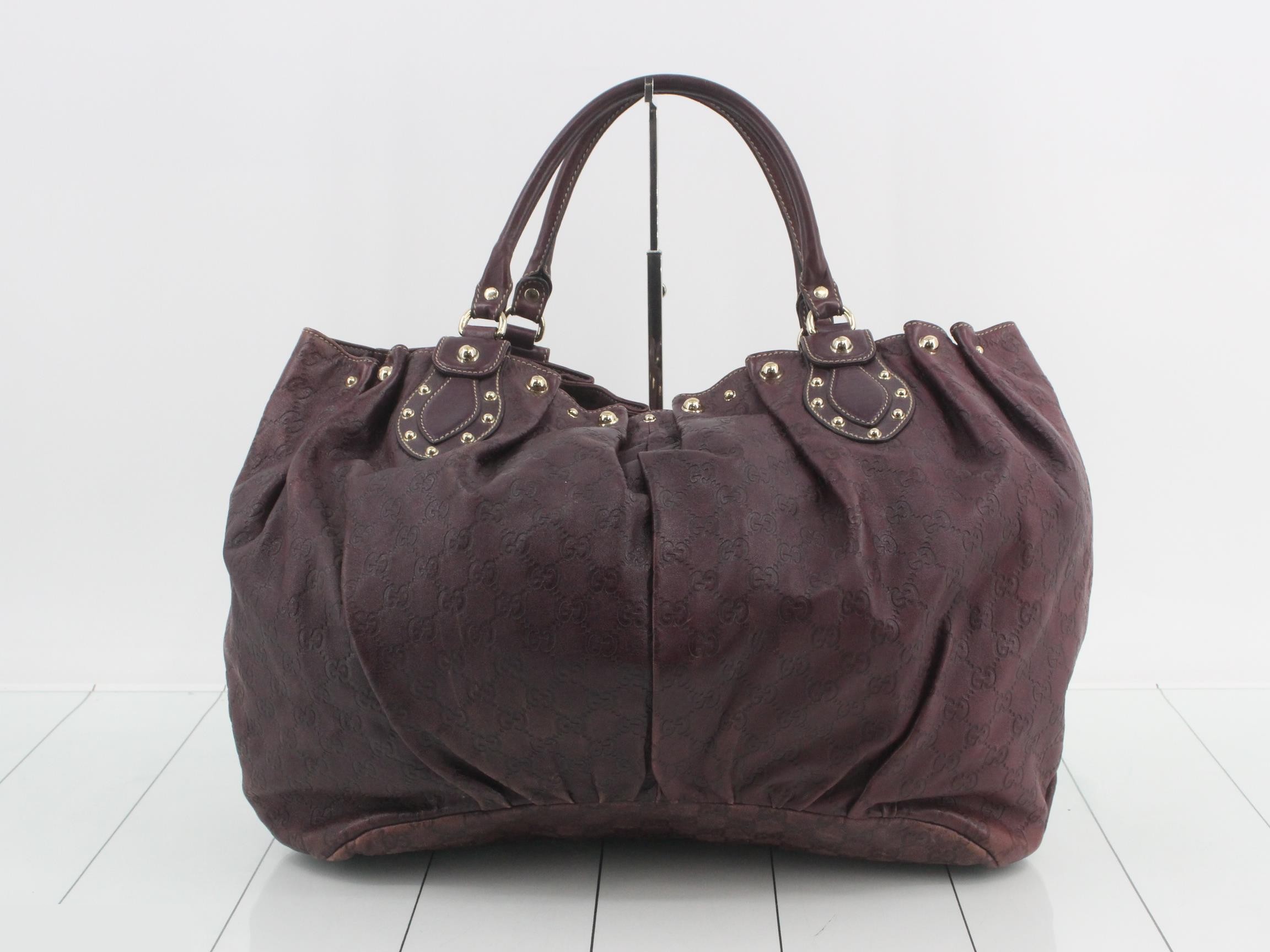 Guccissima studded shoulder bag — view 2
