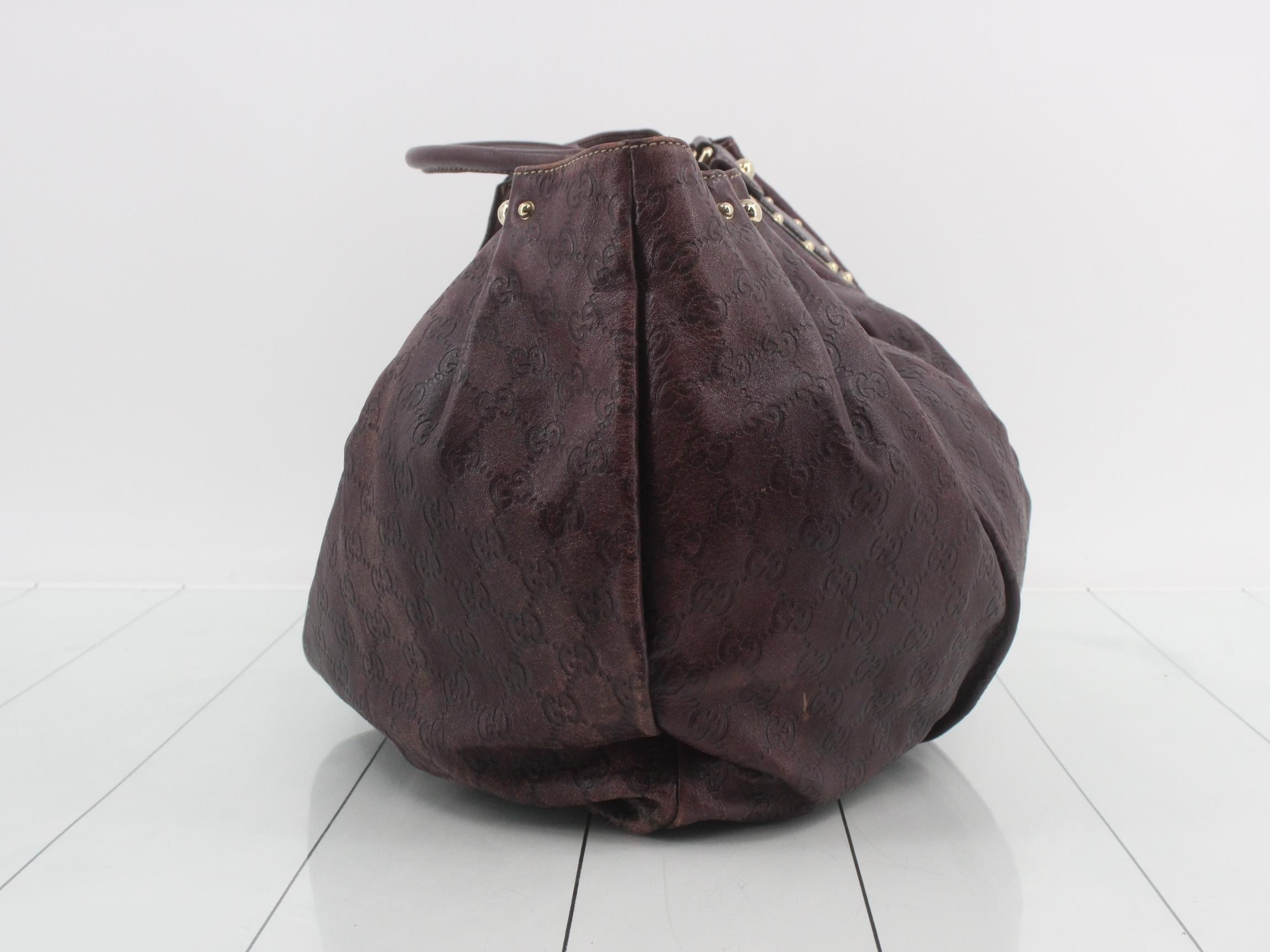Guccissima studded shoulder bag — view 3