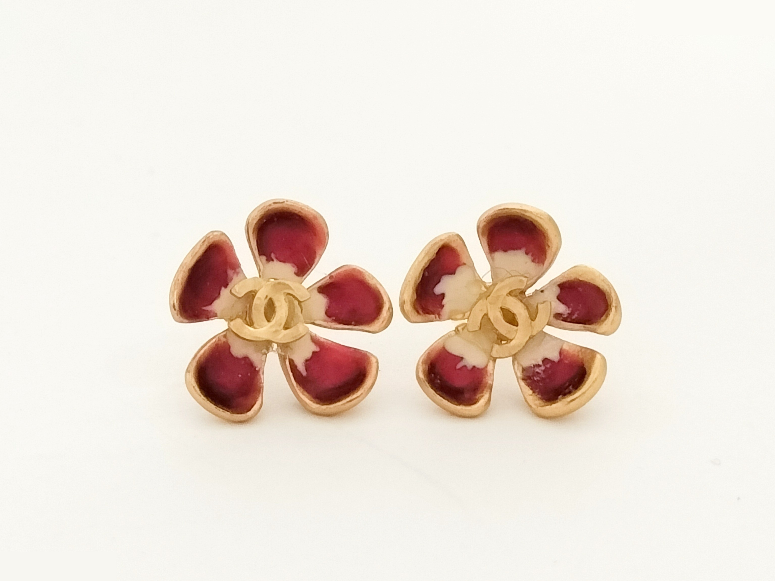 Coco Camellia Gold Earrings